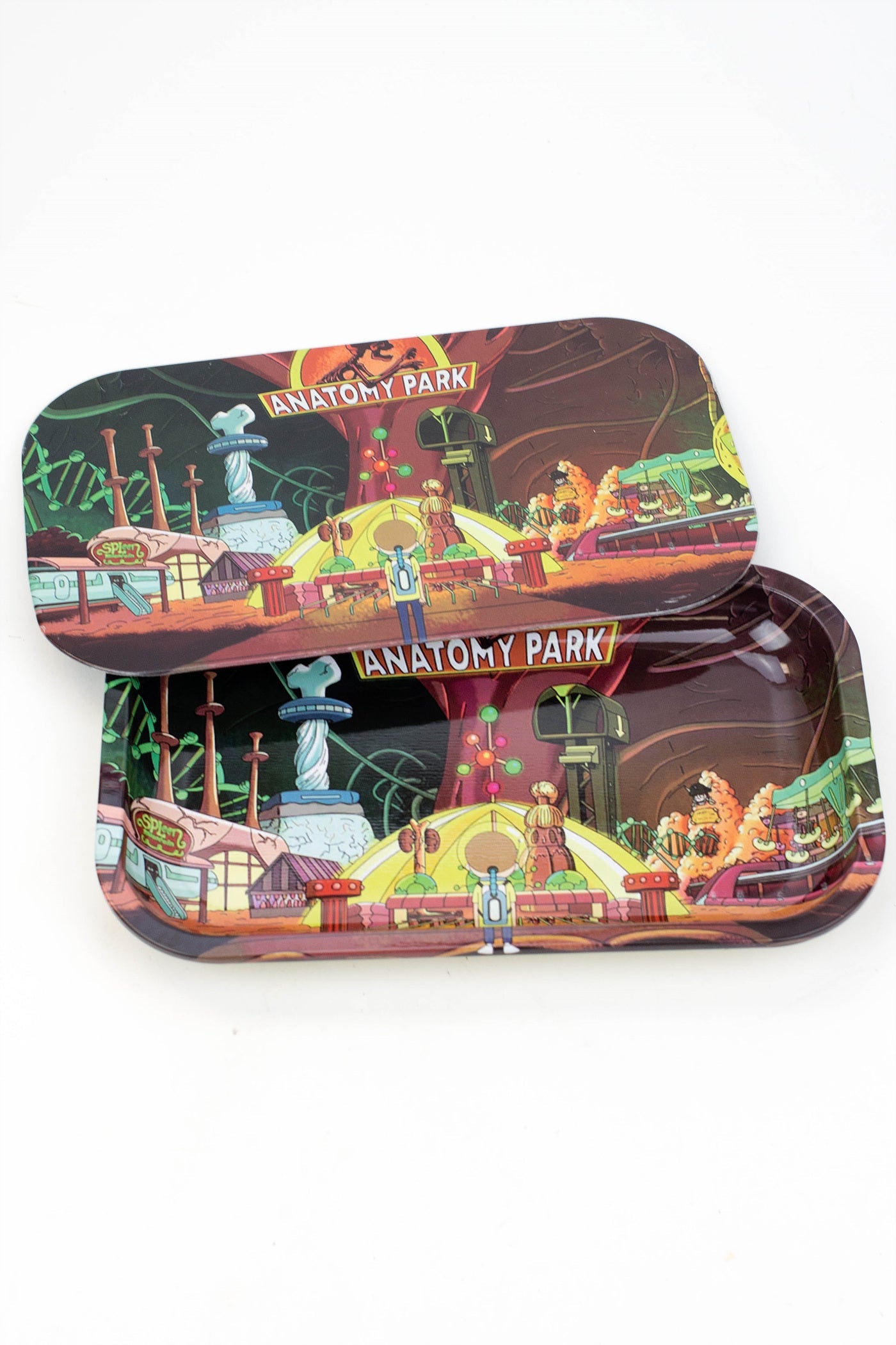 Cartoon Medium Rolling Tray with Magnetic Lid_2