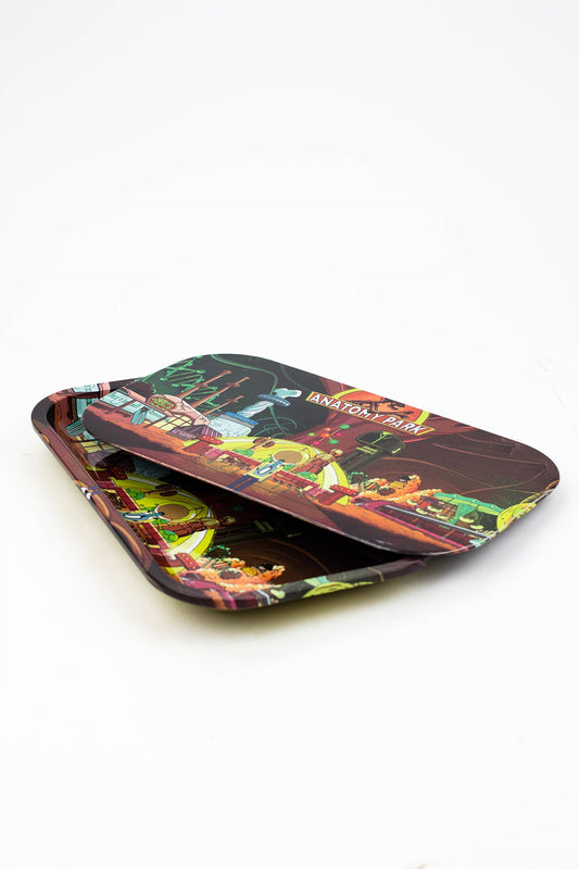 Cartoon Medium Rolling Tray with Magnetic Lid_0