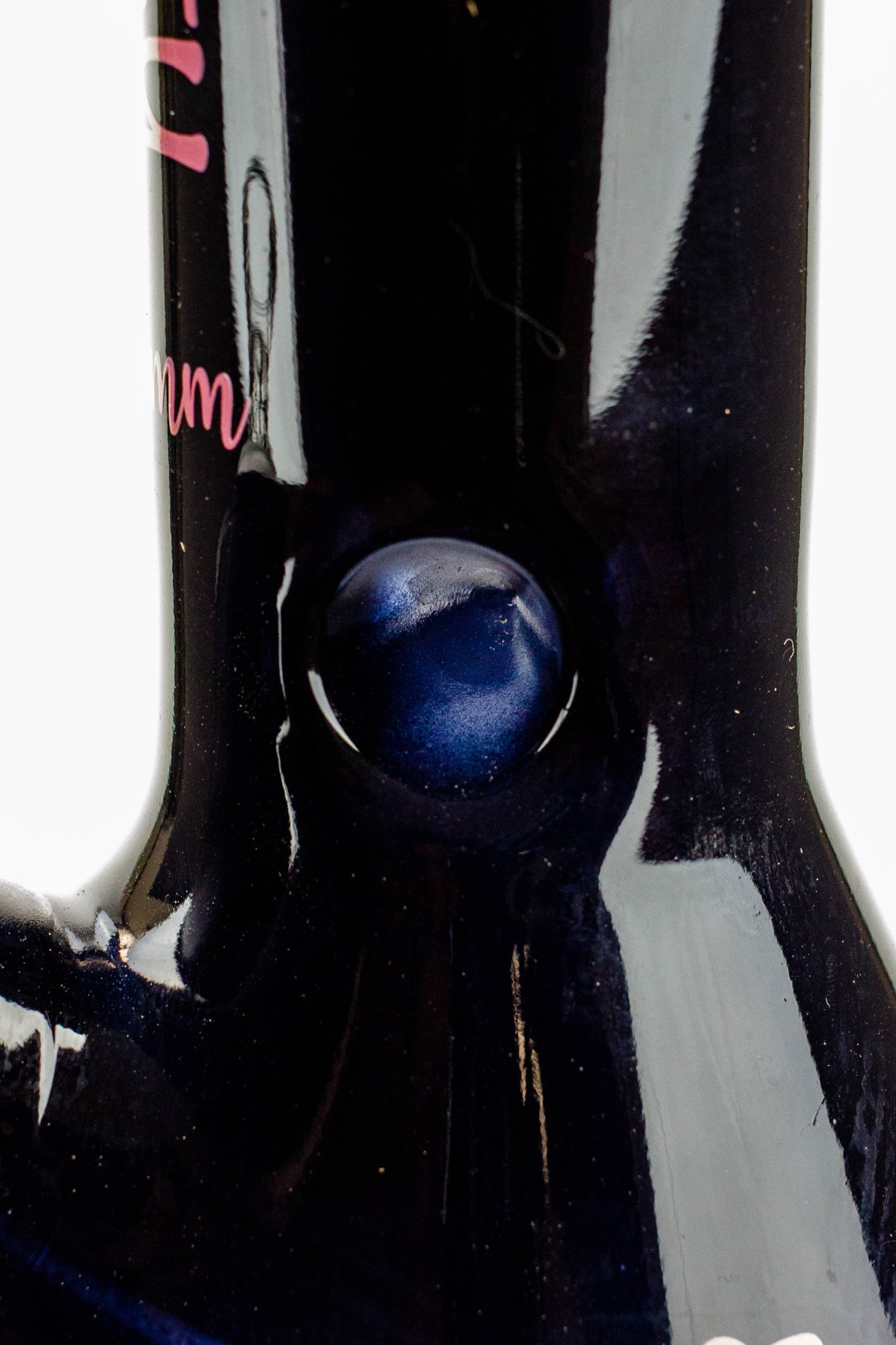 12" Kitty black 7 mm glass beaker bong [CD2001]_4