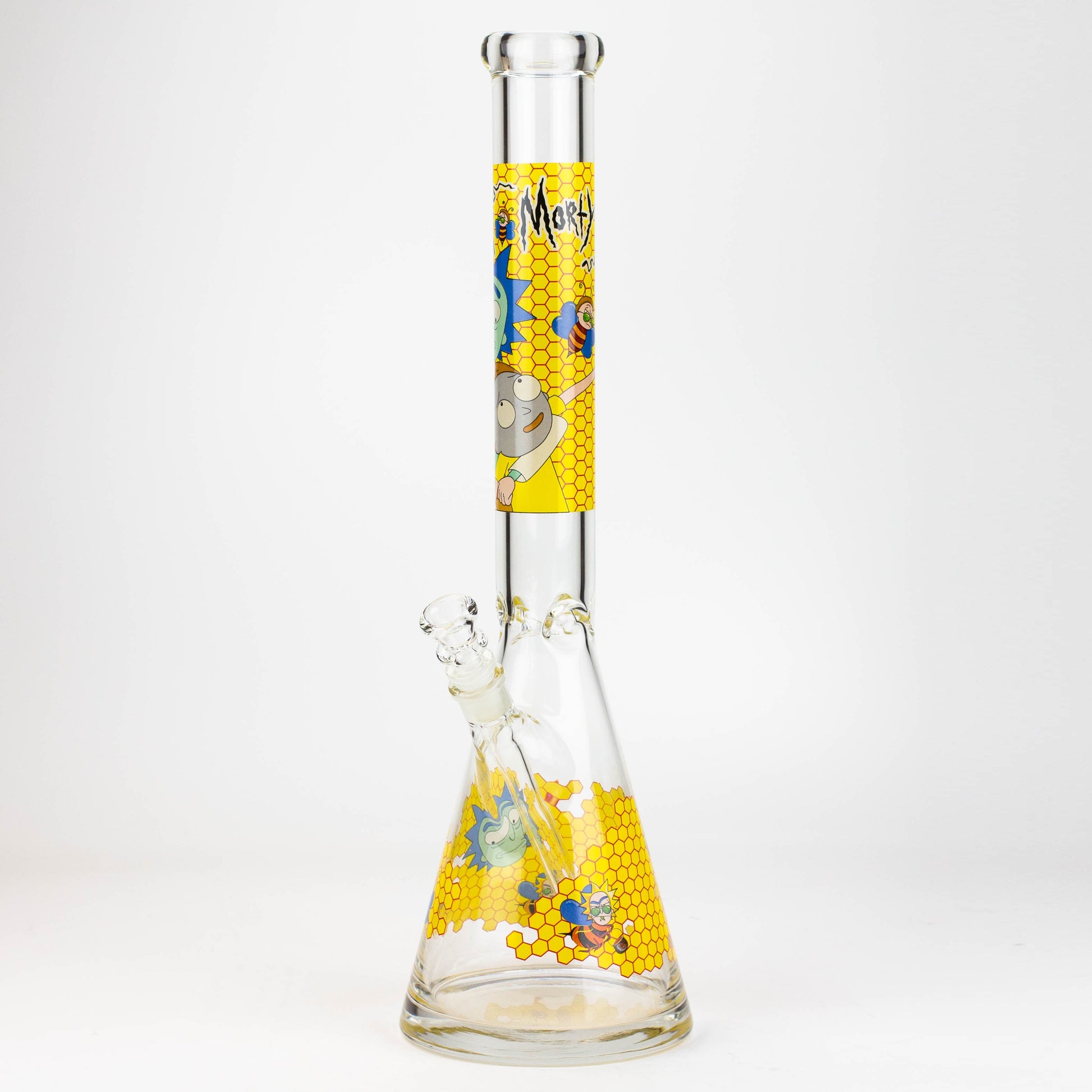 20" RM decal 7 mm glass water bong_8