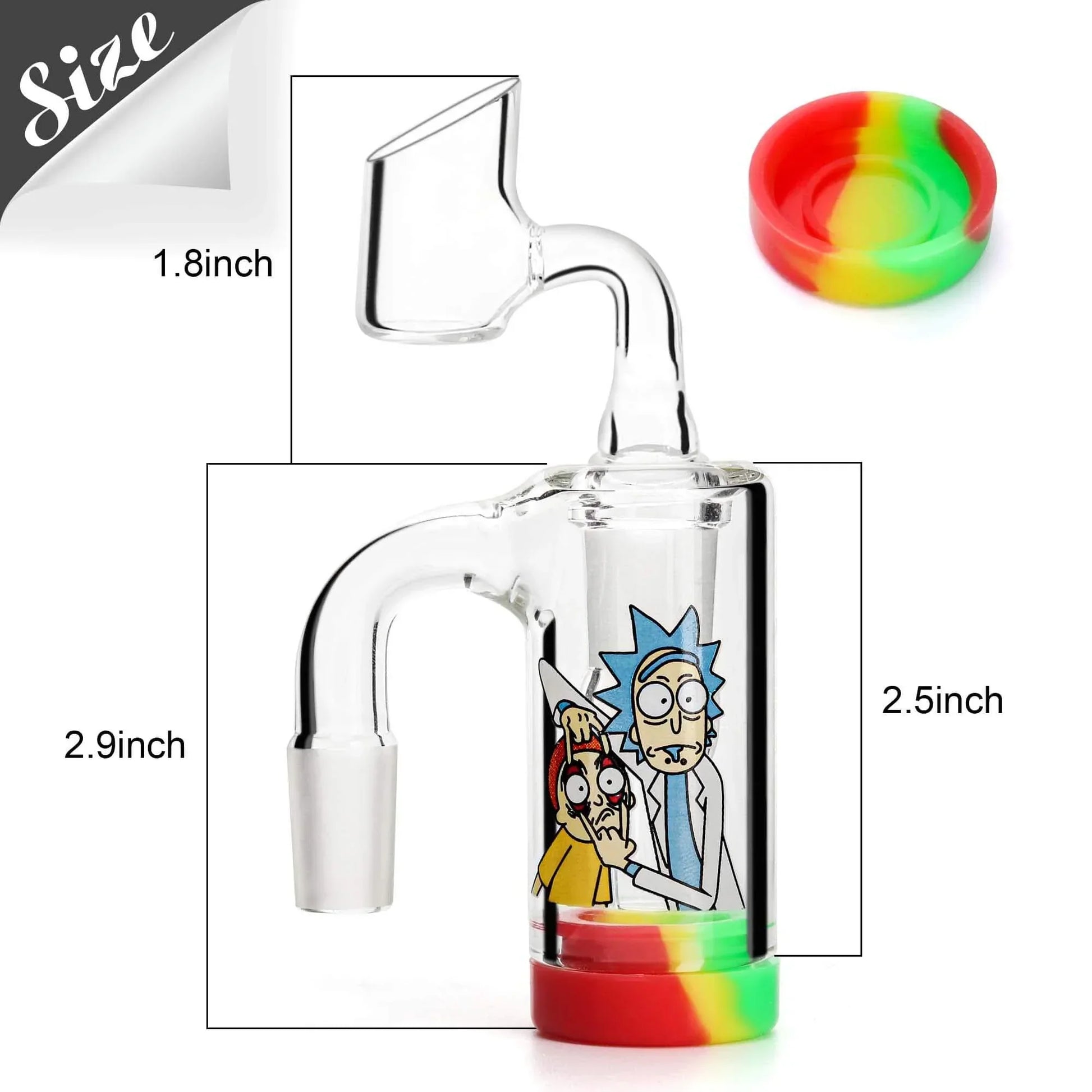 Gotoke | 2.9" Reclaim Glass Catcher Kit with Silicone container_5