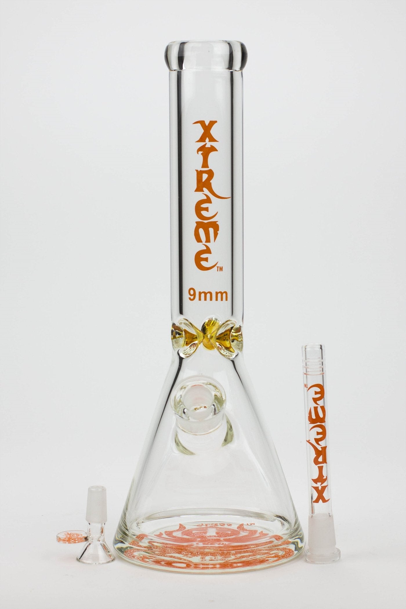 14" XTREME Glass / 9 mm / Classic Glass beaker Bong_5