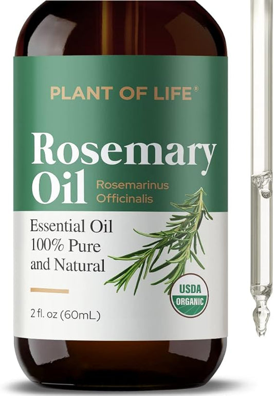 Plant of Life | Rosemary Essential Oil for Aromatherapy Hair, Skin, & Nails (1 oz / 30mL)_0