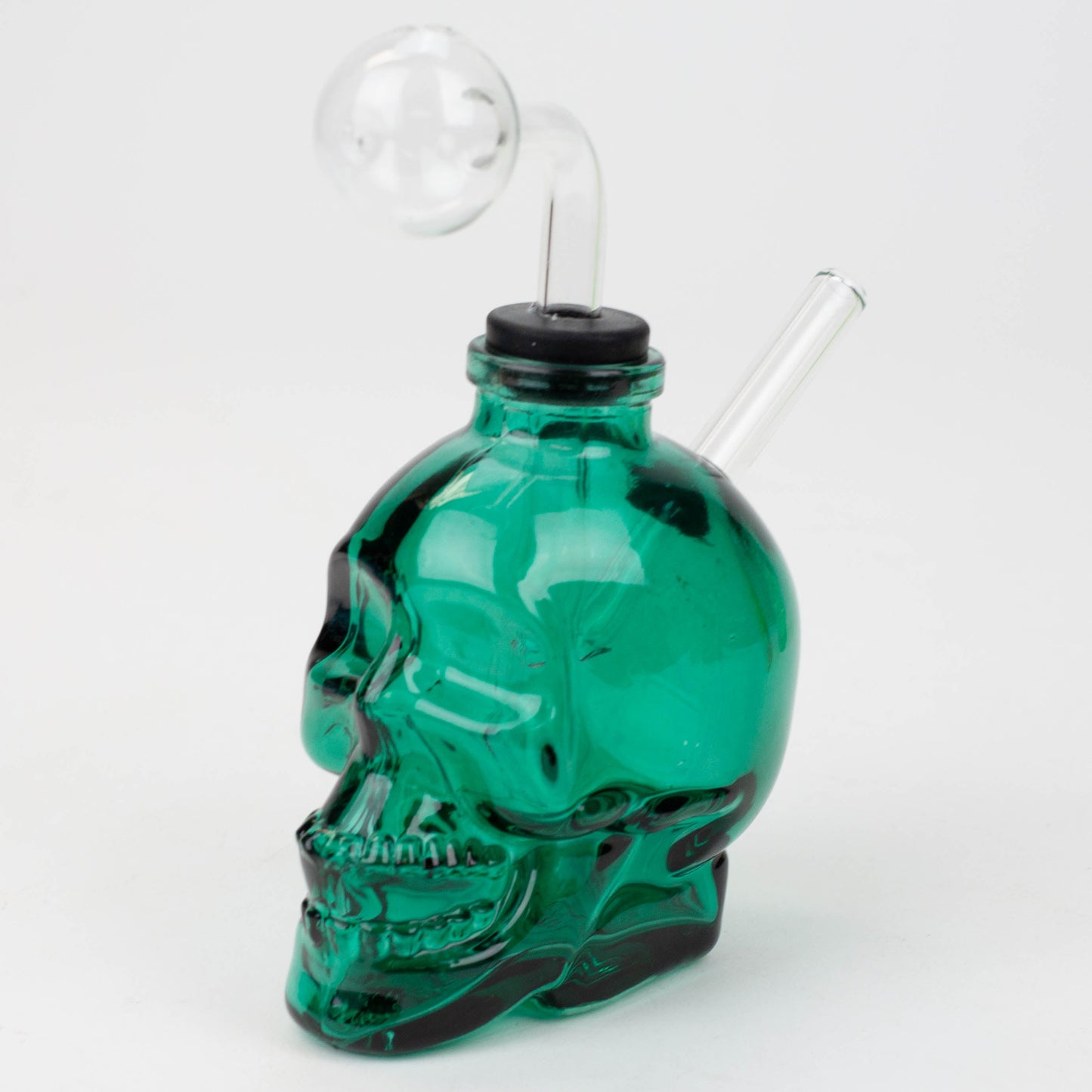 Soft Glass Skull oil bong_12