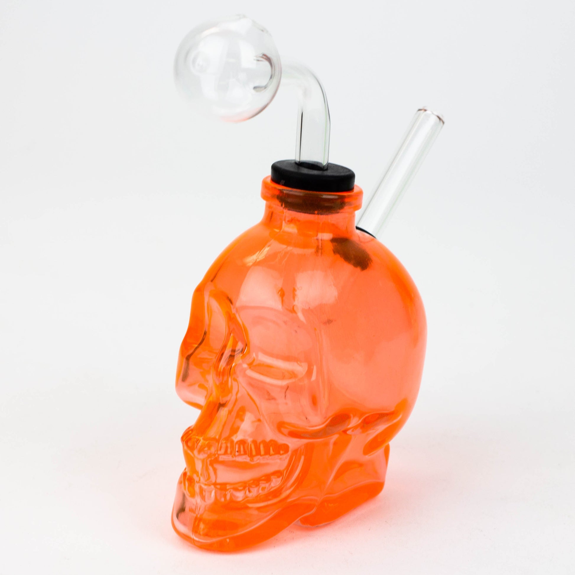 Soft Glass Skull oil bong_1