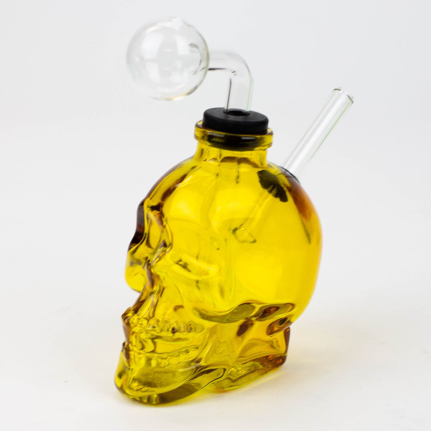 Soft Glass Skull oil bong_3