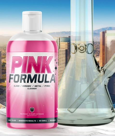 Pink Formula 16oz Reusable glass and pipe cleaner_1