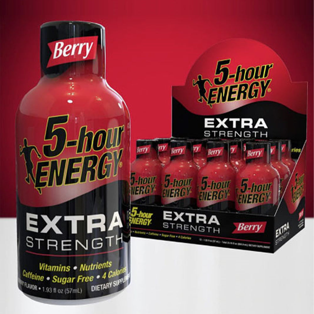 Berry Flavor Extra Strength 5-hour ENERGY Drink 12-pack – 5-hour