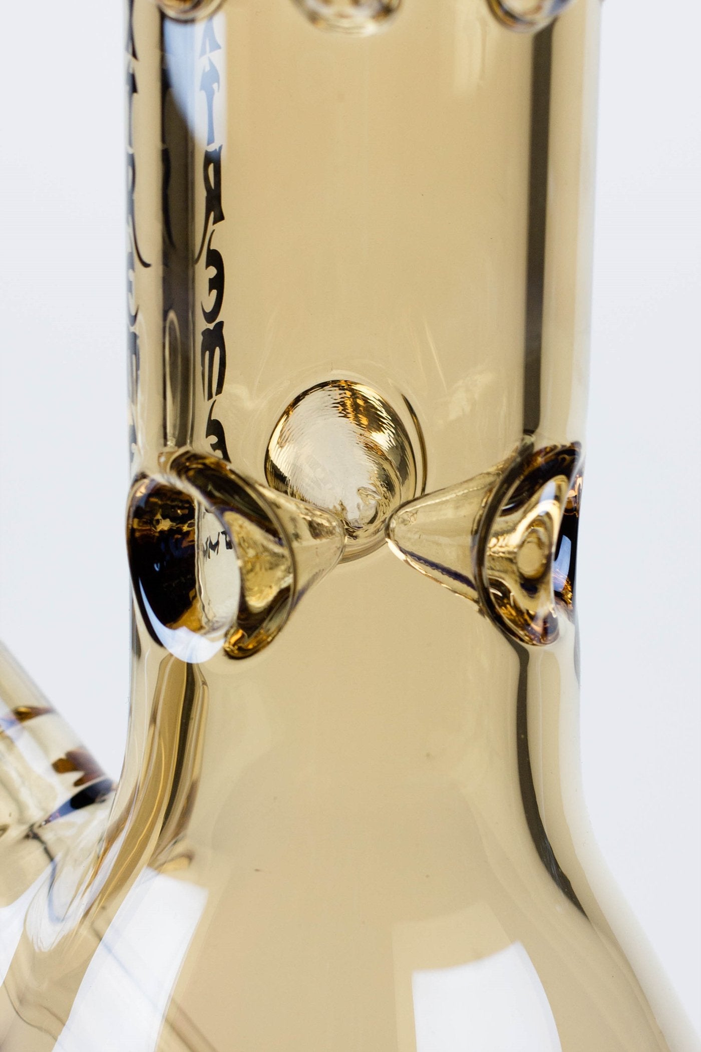 12" XTREME Glass / 7 mm / electro plate Glass beaker Bong_7