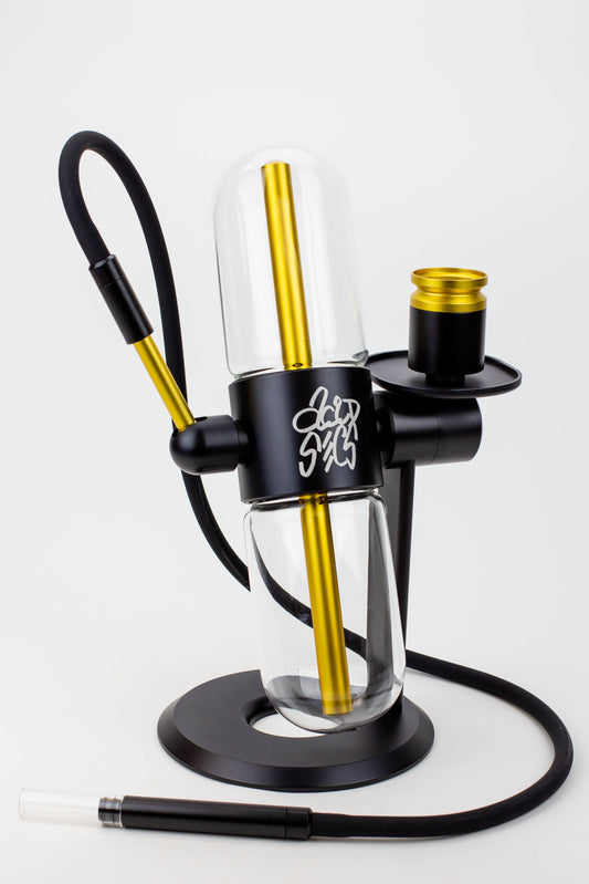 Acid Secs-Gravity Hookah Complete Set 15" Tall with 360 Rotating Glass_0