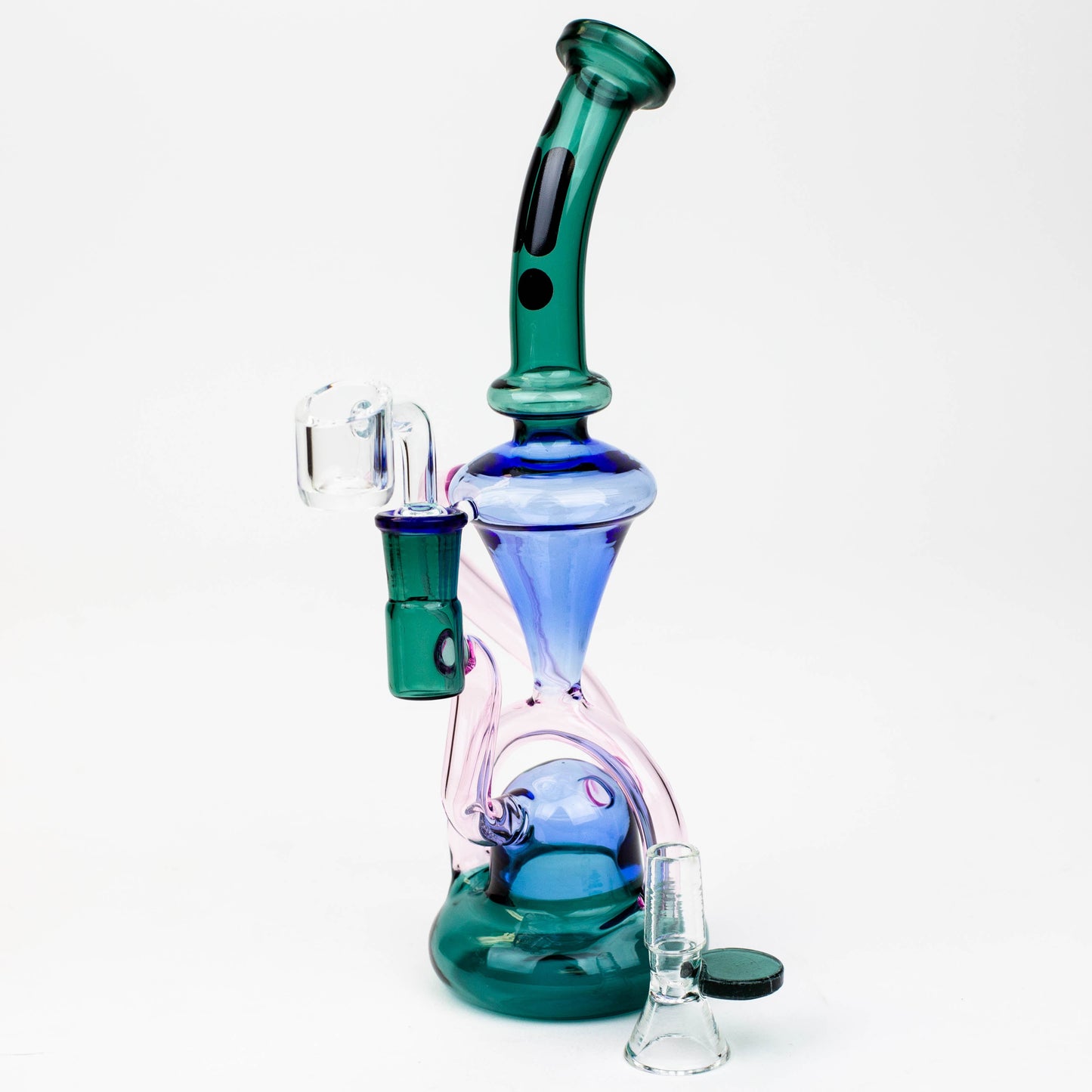 10" Infyniti Glass 2-in-1 recycler_6