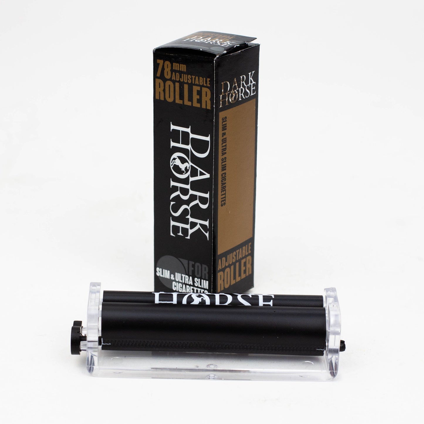 Adjustable 78 mm DARK HORSE roller for Slim and Ultra slim cigarettes - BLACK_1