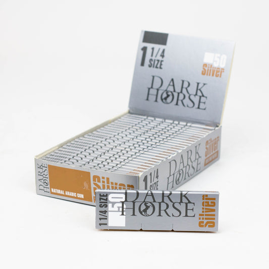 Rolling Paper DARK HORSE 1 1/4 Silver Ultra-thin premium paper_0