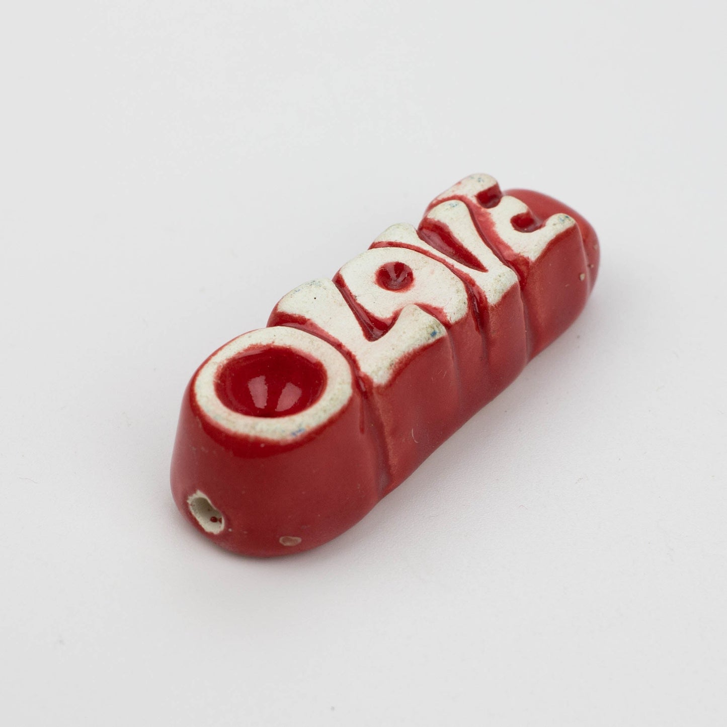 Handmade Ceramic Smoking Pipe [3D LETTERS]_4