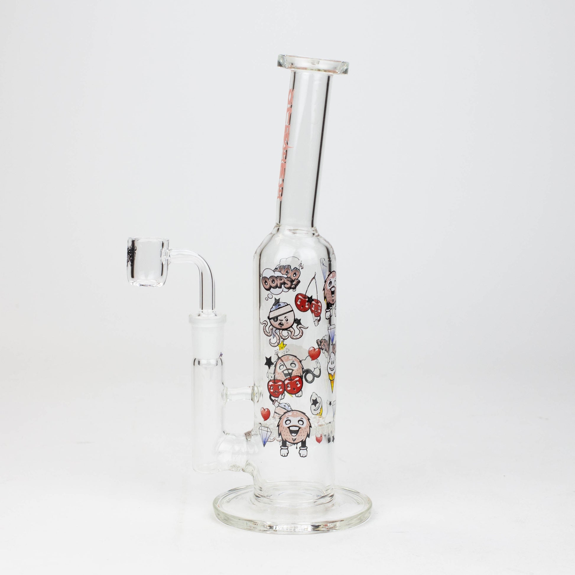 9.5" XTREME 2-in-1 glass Bong with honeycomb diffuser [XTR302]_6