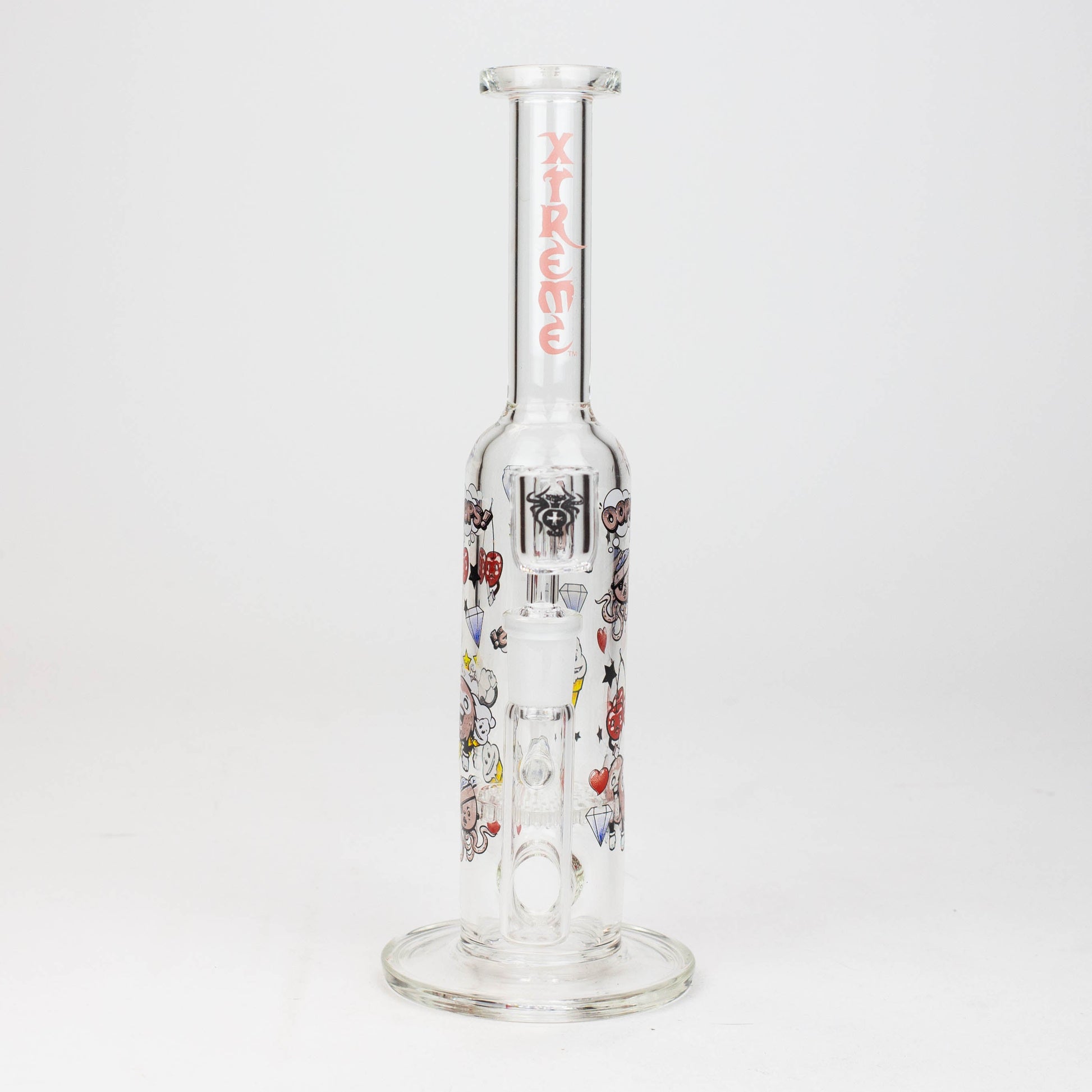 9.5" XTREME 2-in-1 glass Bong with honeycomb diffuser [XTR302]_7