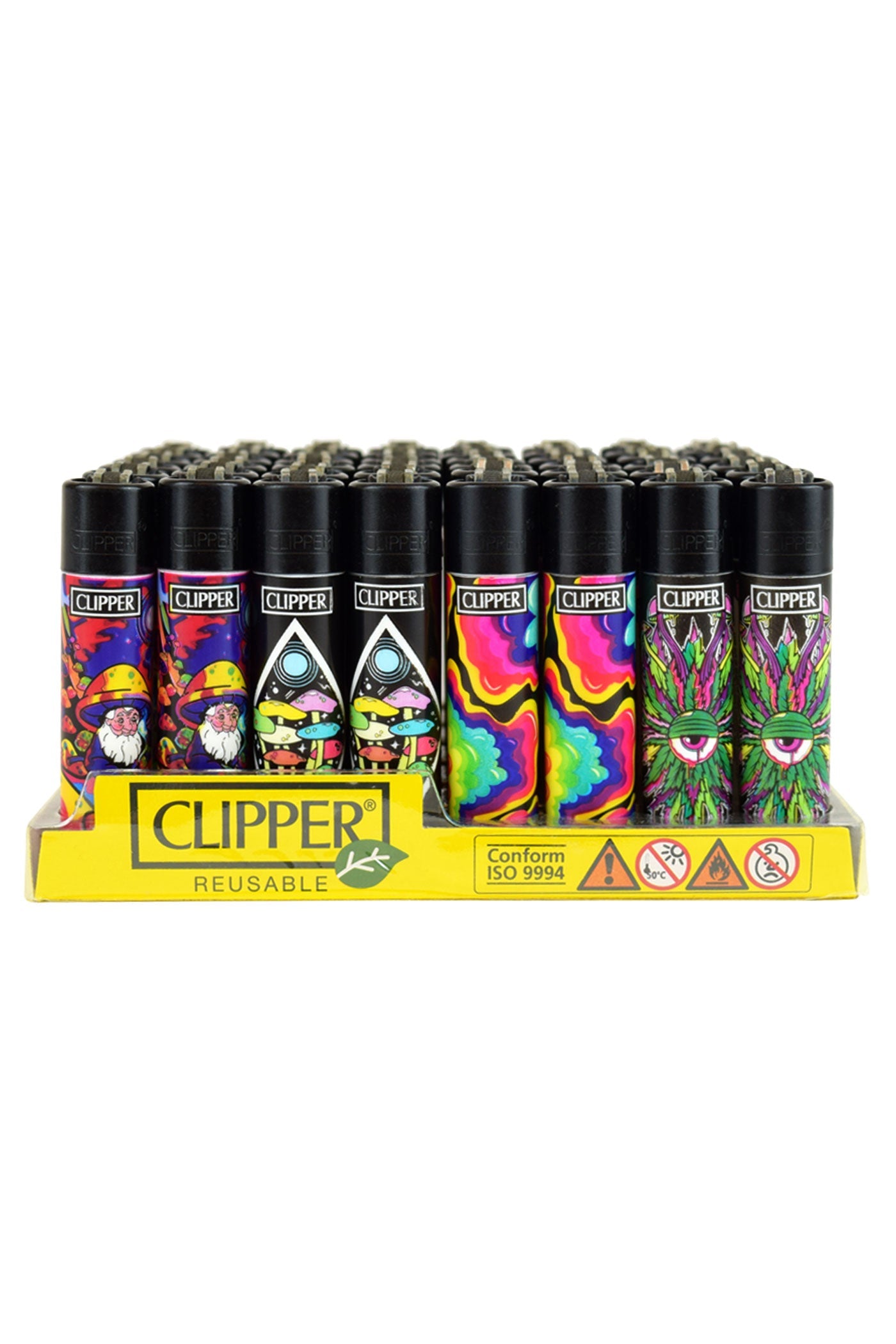 CLIPPER PSYCHEDELIC 7 LIGHTERS COLLECTION_0