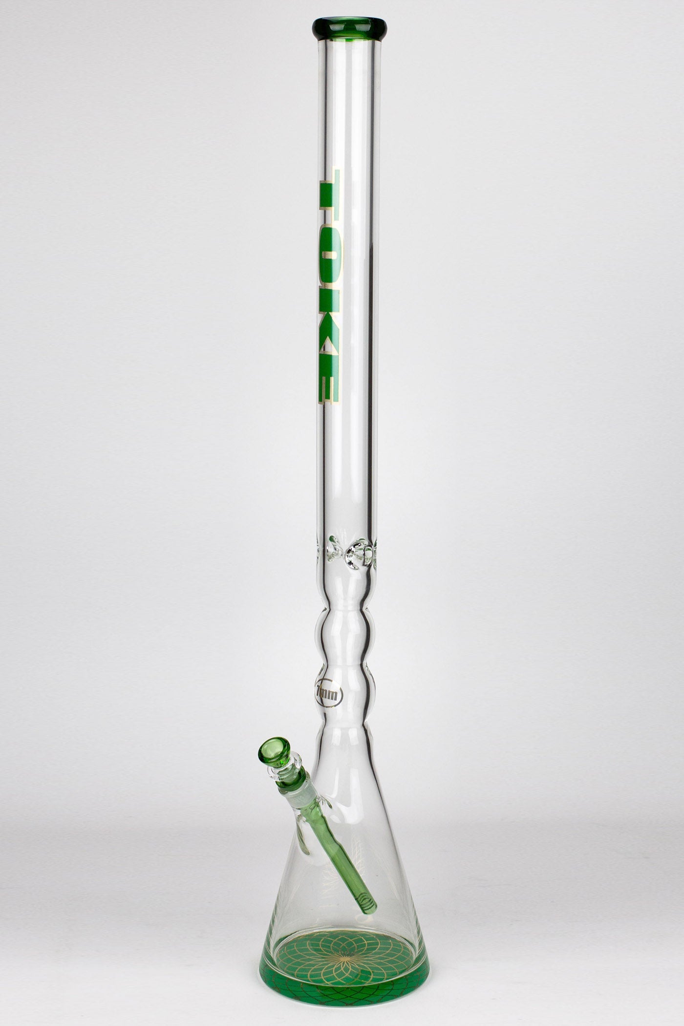 32" DANK 7 mm curved tube beaker water bong_5