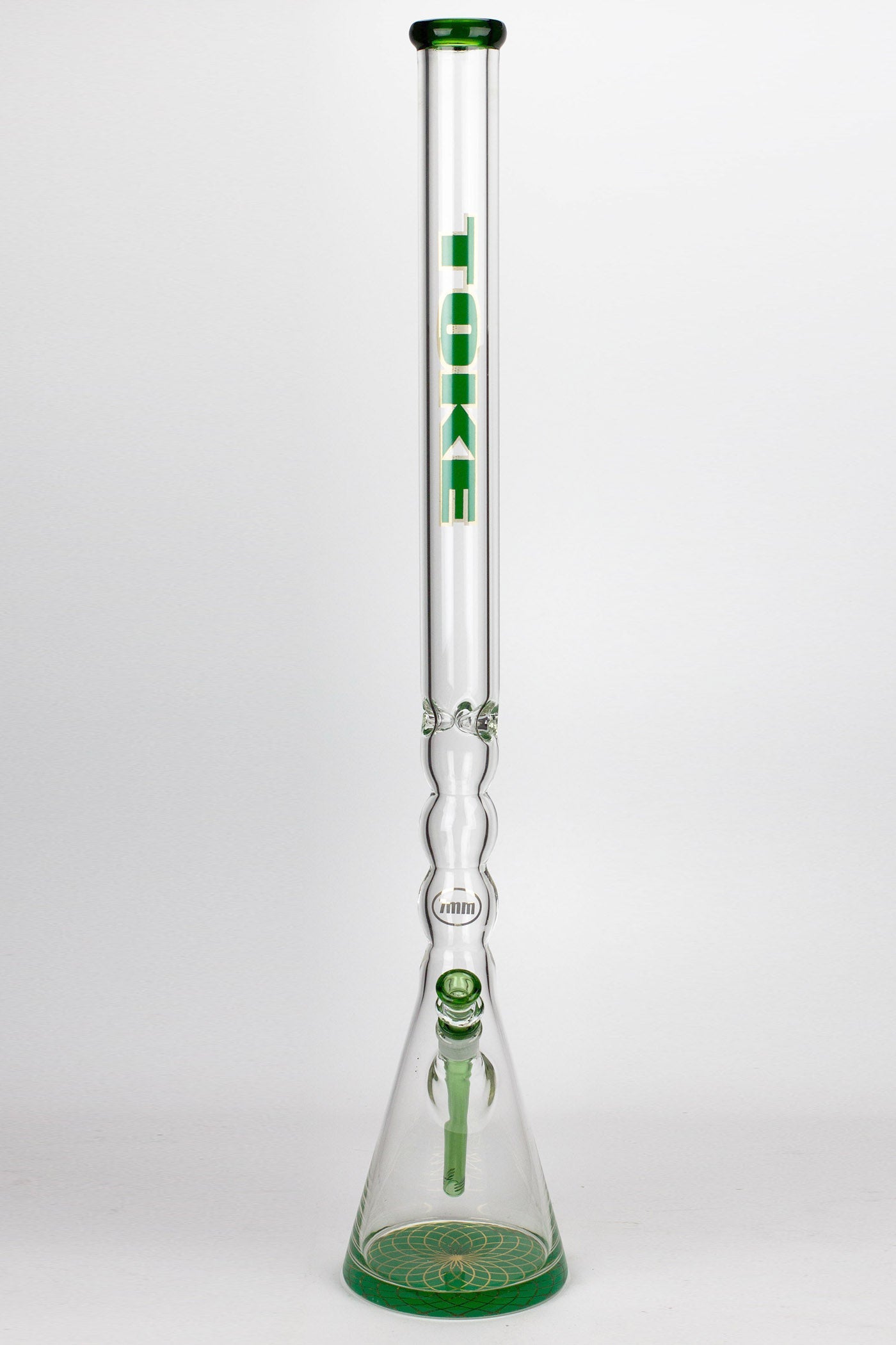 32" DANK 7 mm curved tube beaker water bong_8