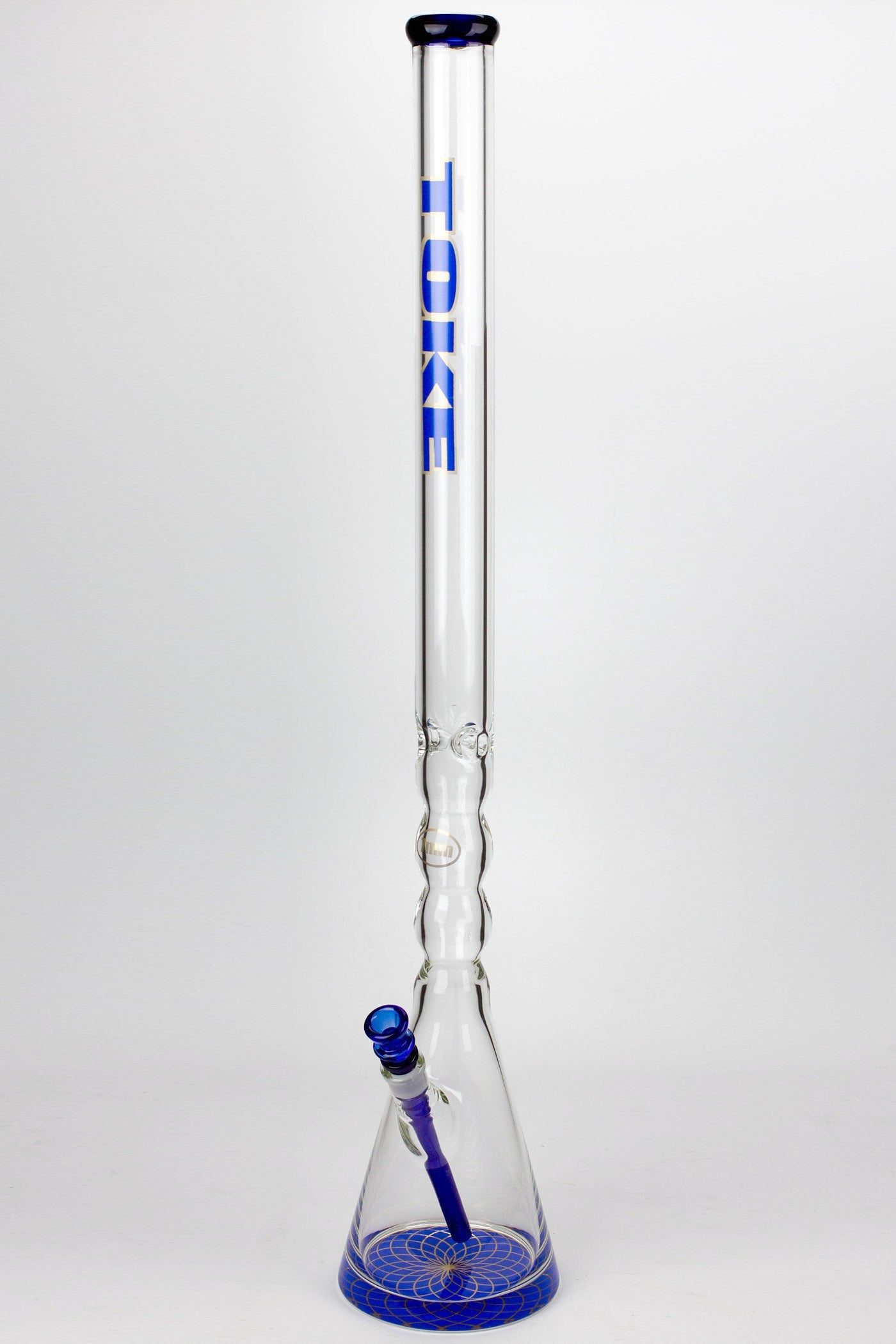 32" DANK 7 mm curved tube beaker water bong_6