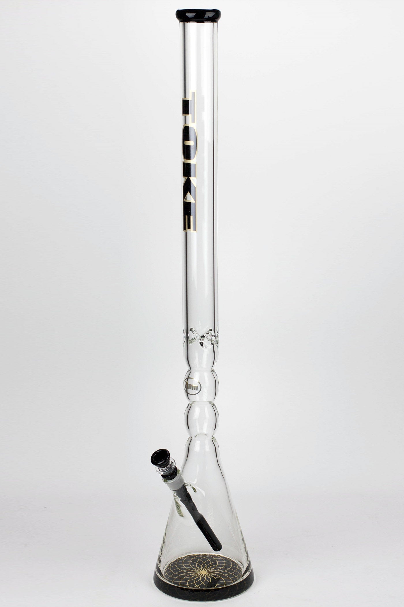 32" DANK 7 mm curved tube beaker water bong_7