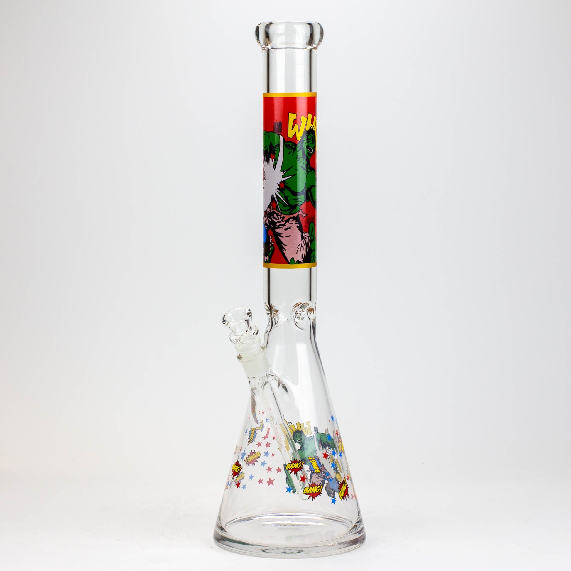 20" RM decal 7 mm glass water bong_3