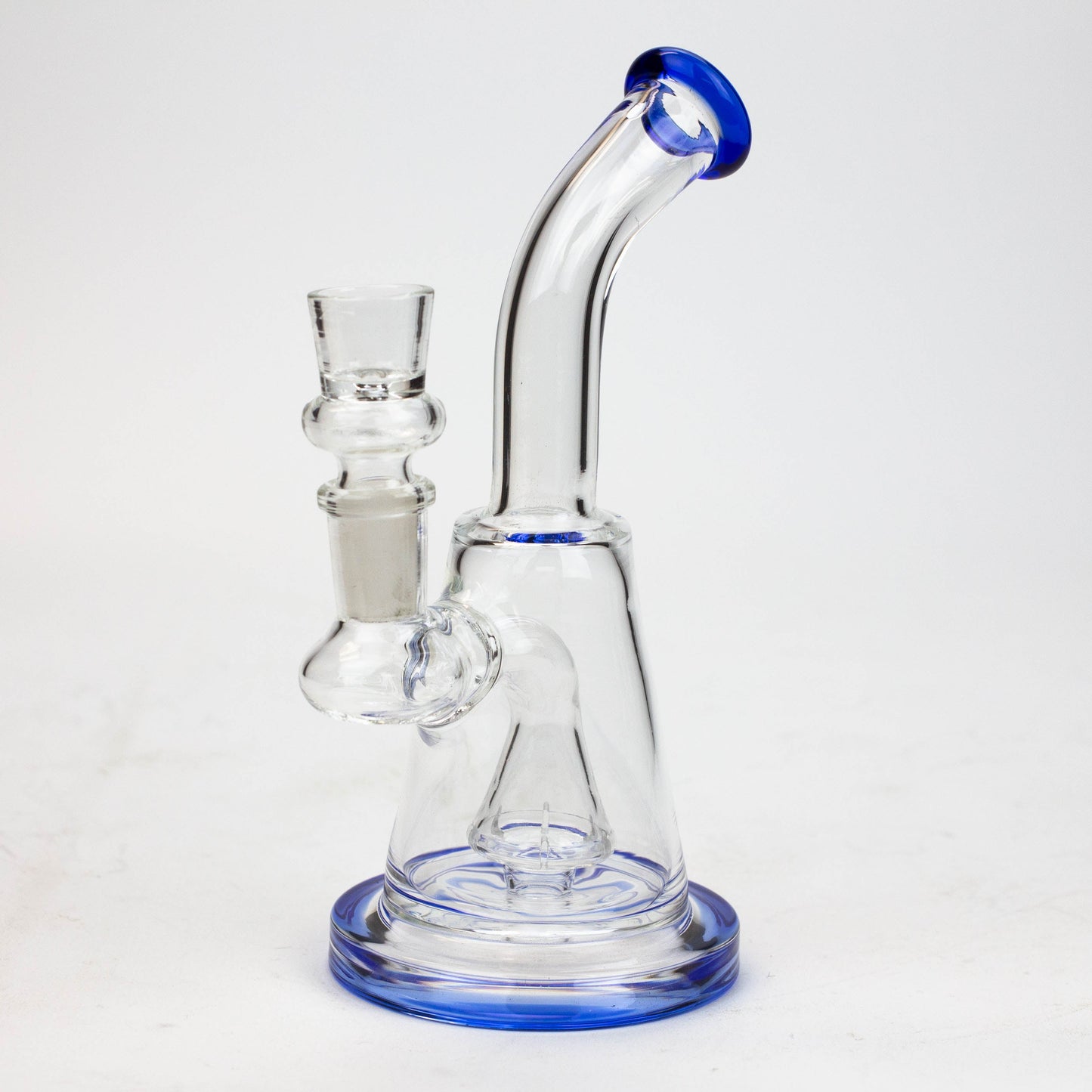 6" Cone diffuser glass bong_4