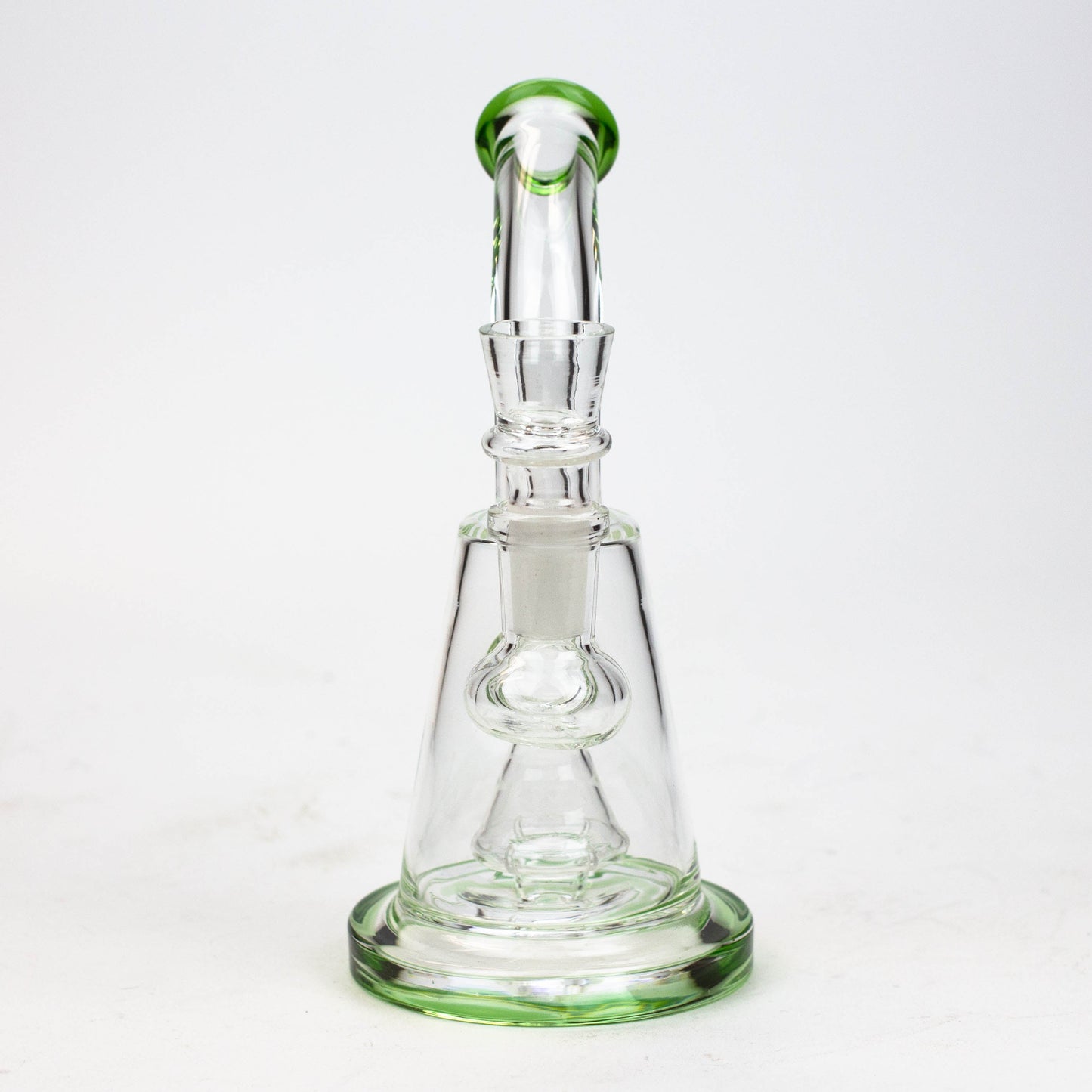 6" Cone diffuser glass bong_9