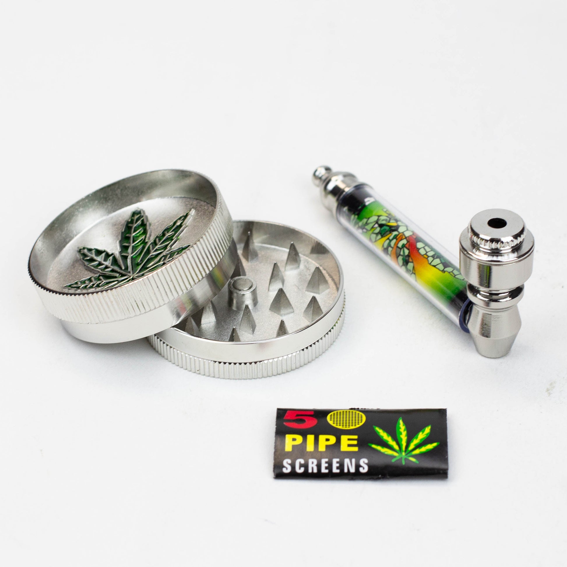 Metal Pipe, Grinder and screen gift set [AK22xx]_2