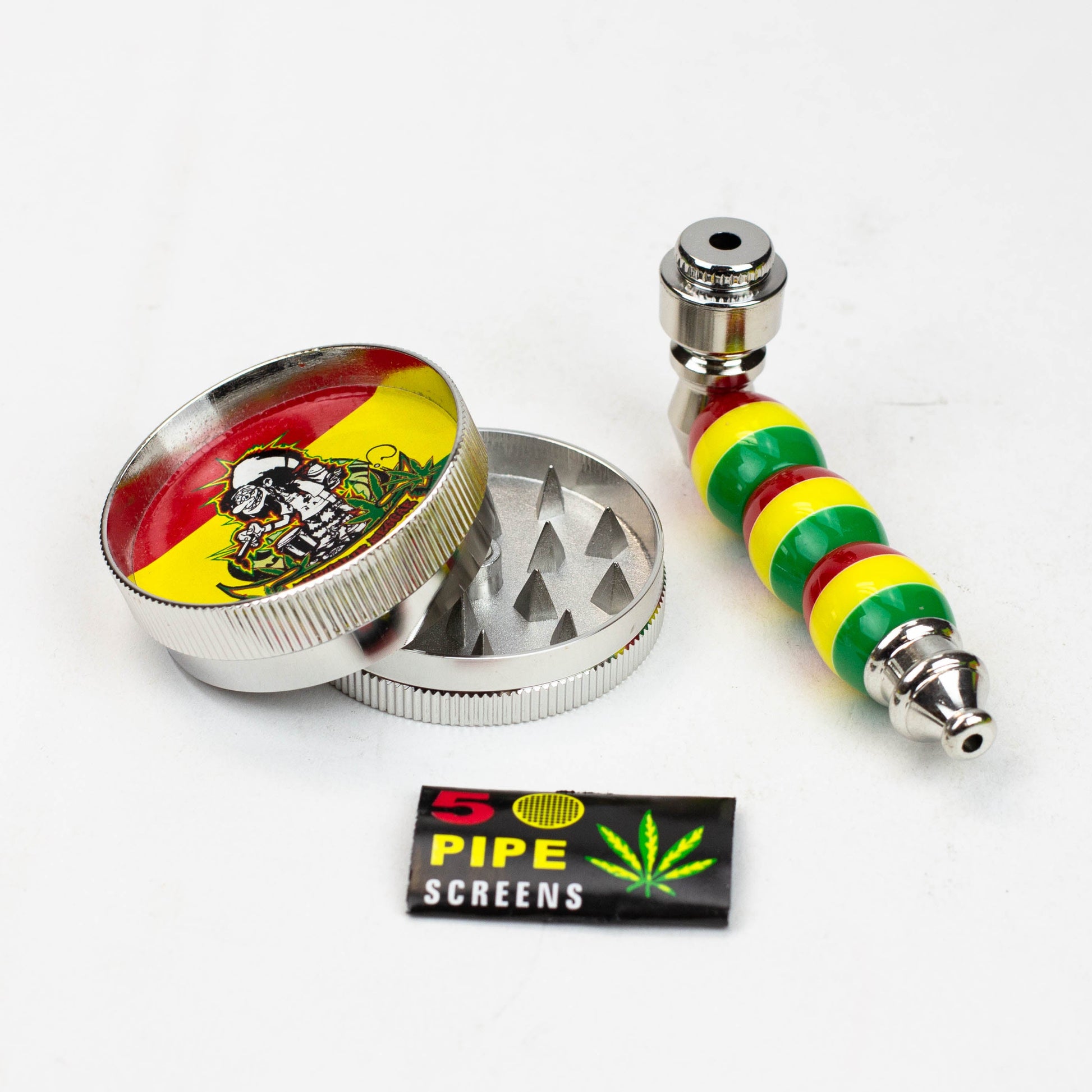 Metal Pipe, Grinder and screen gift set [AK22xx]_4