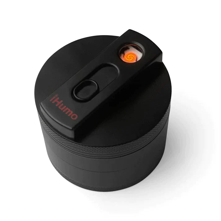 iHumo | 2 in 1 Grinder & USB Lighter, 4 Parts (60mm)_0