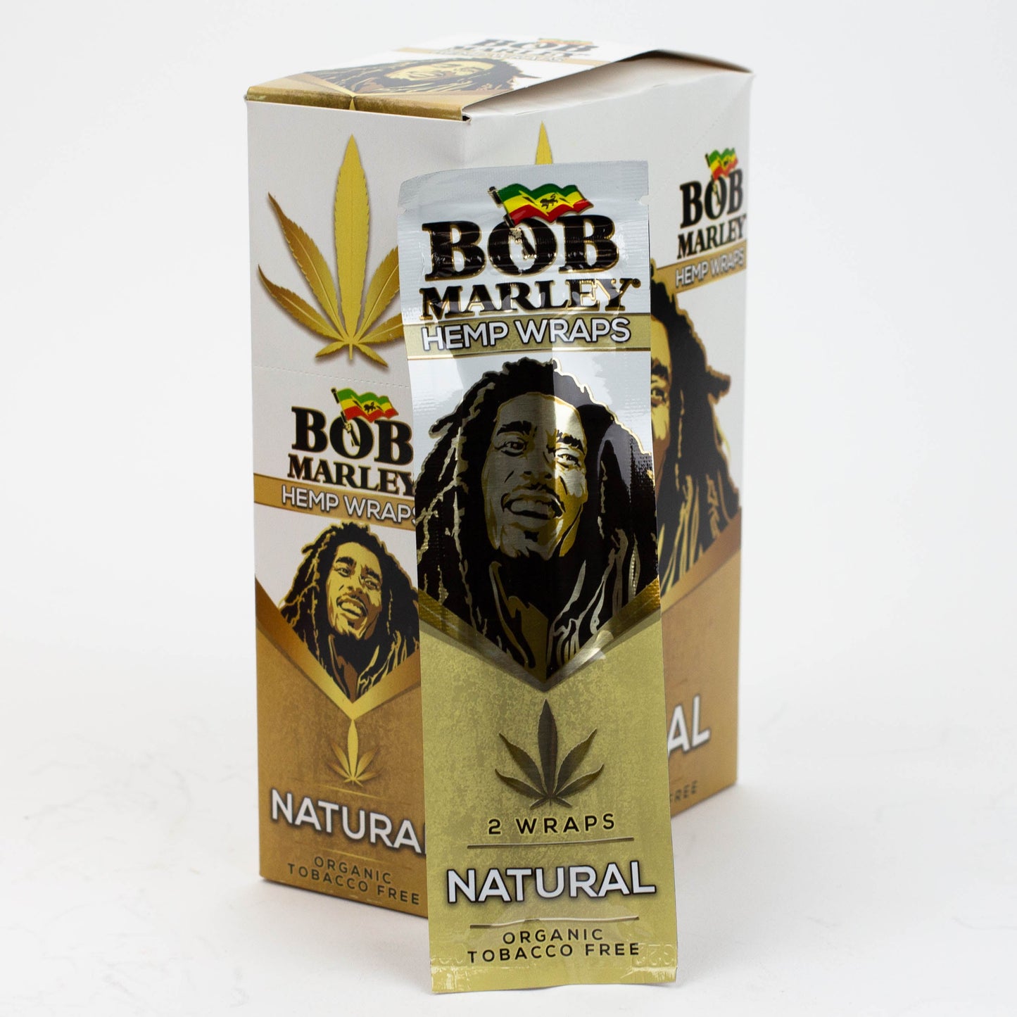 BOB Marley Hemp Wraps display Pack of 25_2