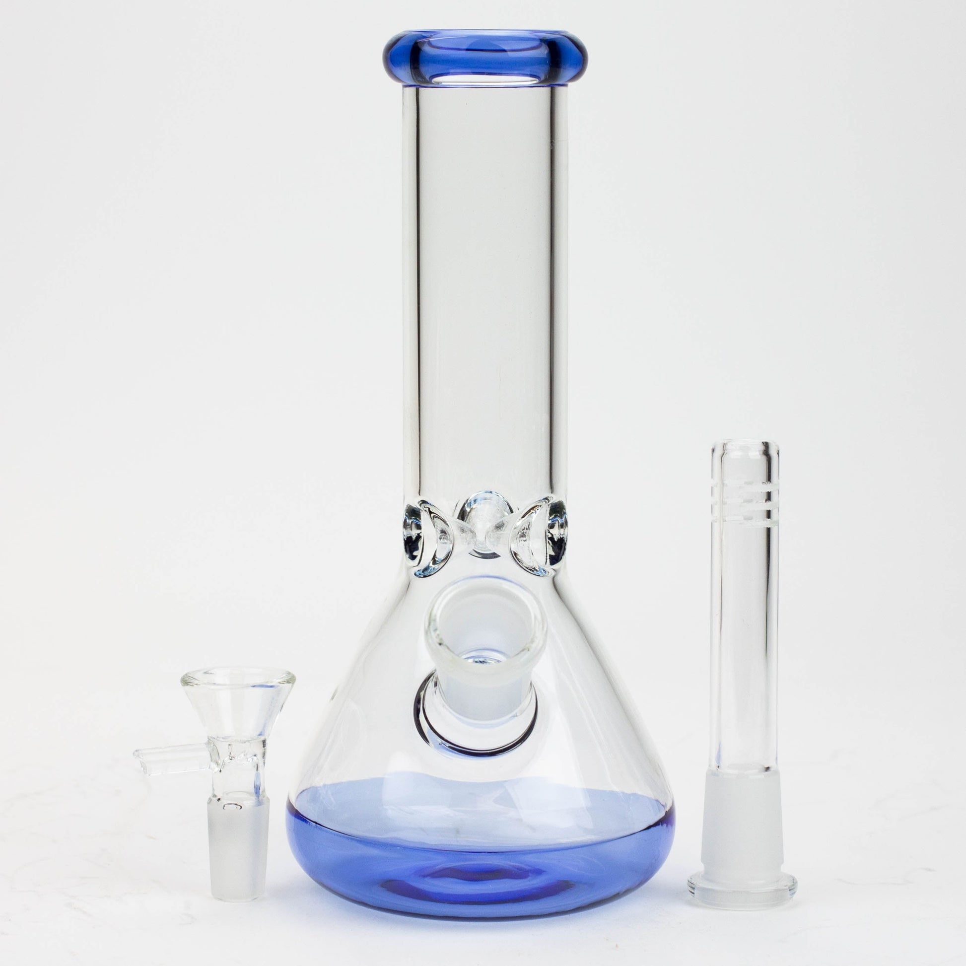 8" Color bottom Glass Bong [C6307]_4