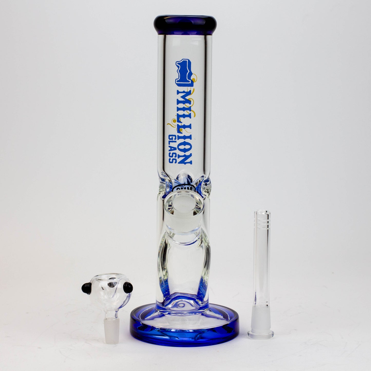 11" 1-MILLION Glass / 9mm / glass tube water bong_3