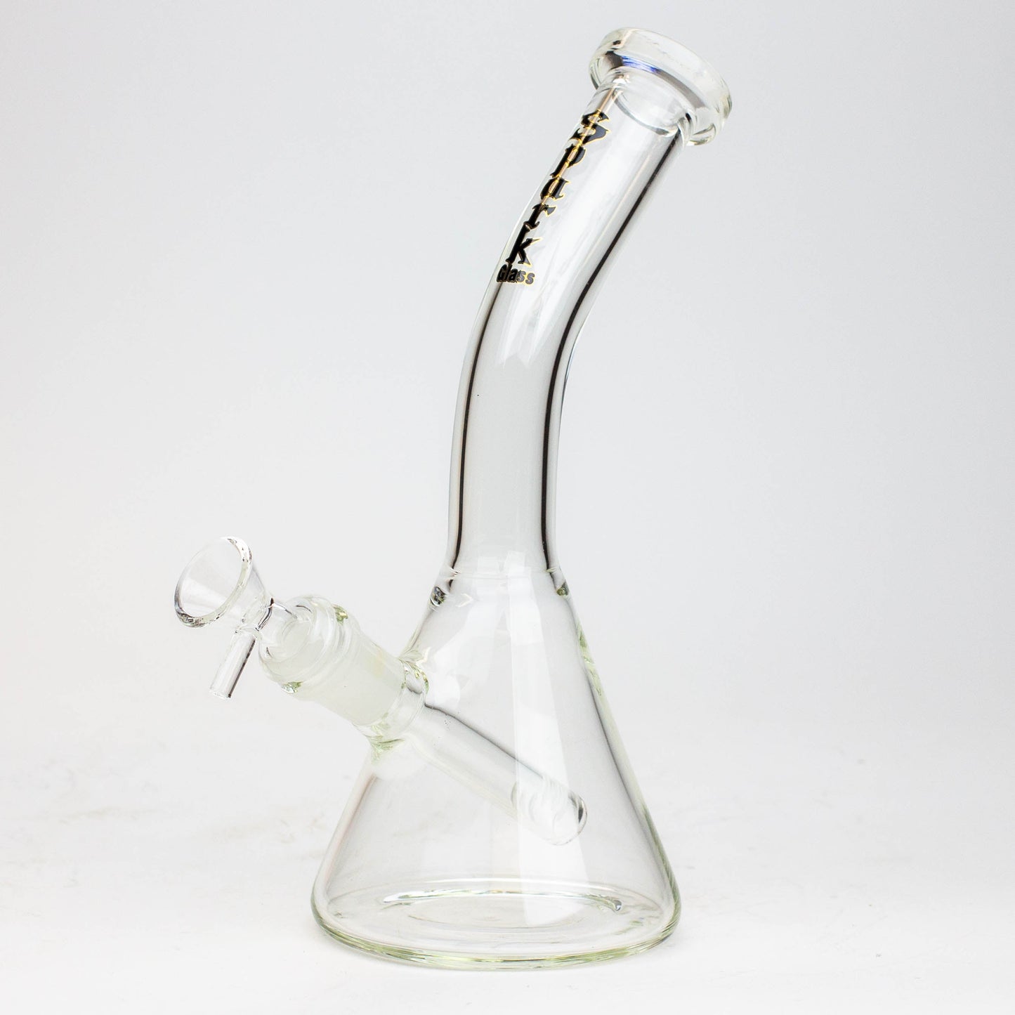 10" SPARK beaker thick glass bent neck water bong_4