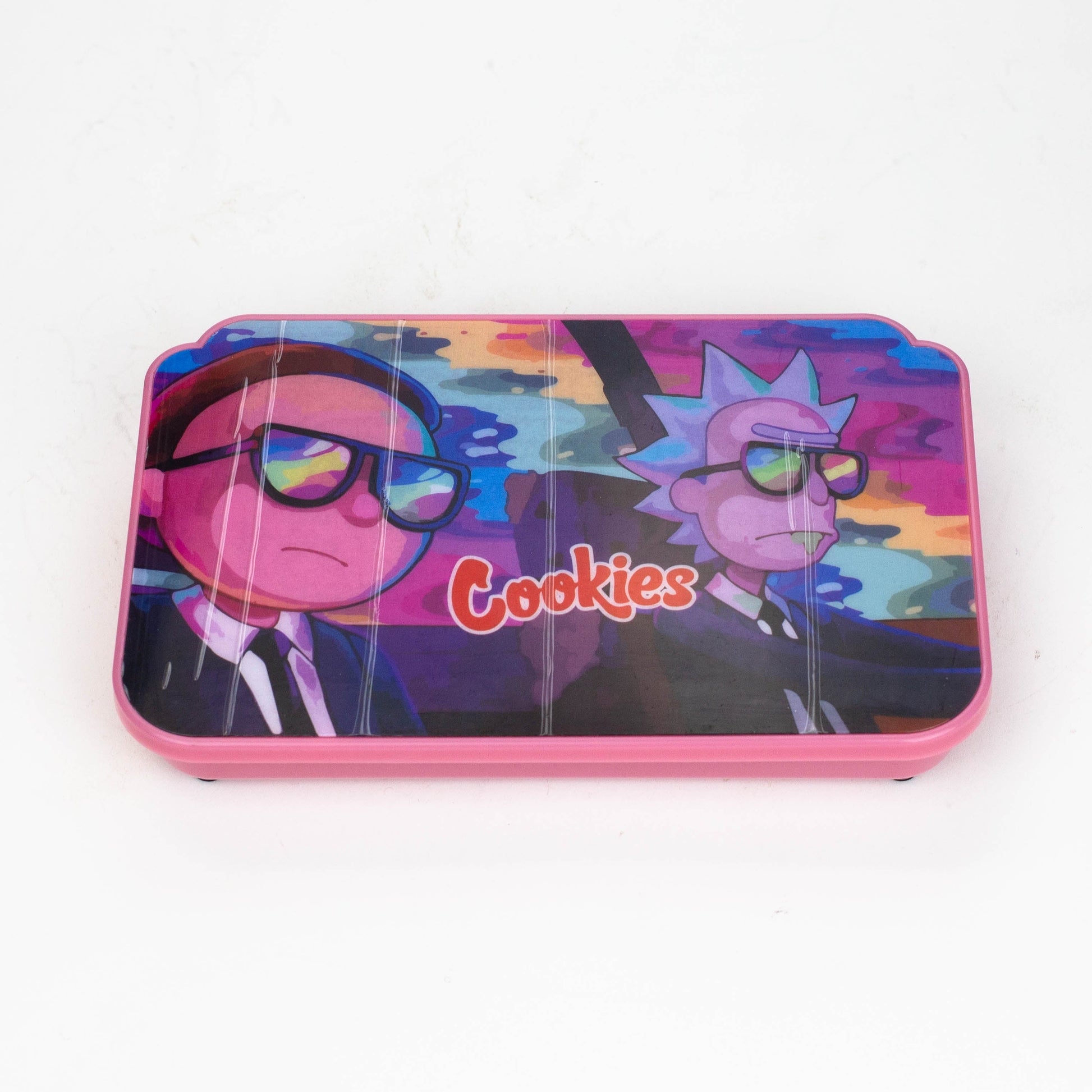 The Cartoon Rechargeable LED Rolling Tray with lid_4
