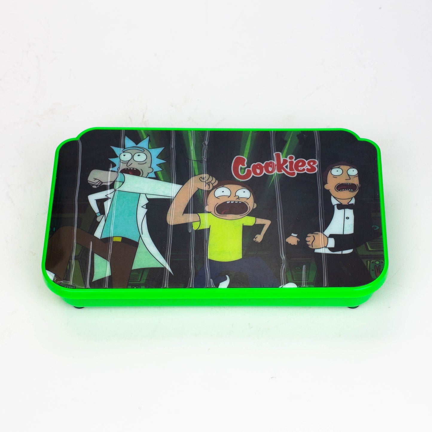 The Cartoon Rechargeable LED Rolling Tray with lid_5