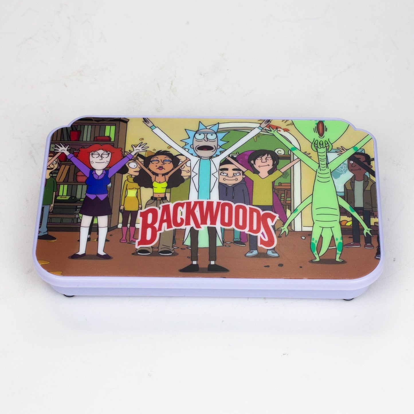 The Cartoon Rechargeable LED Rolling Tray with lid_6