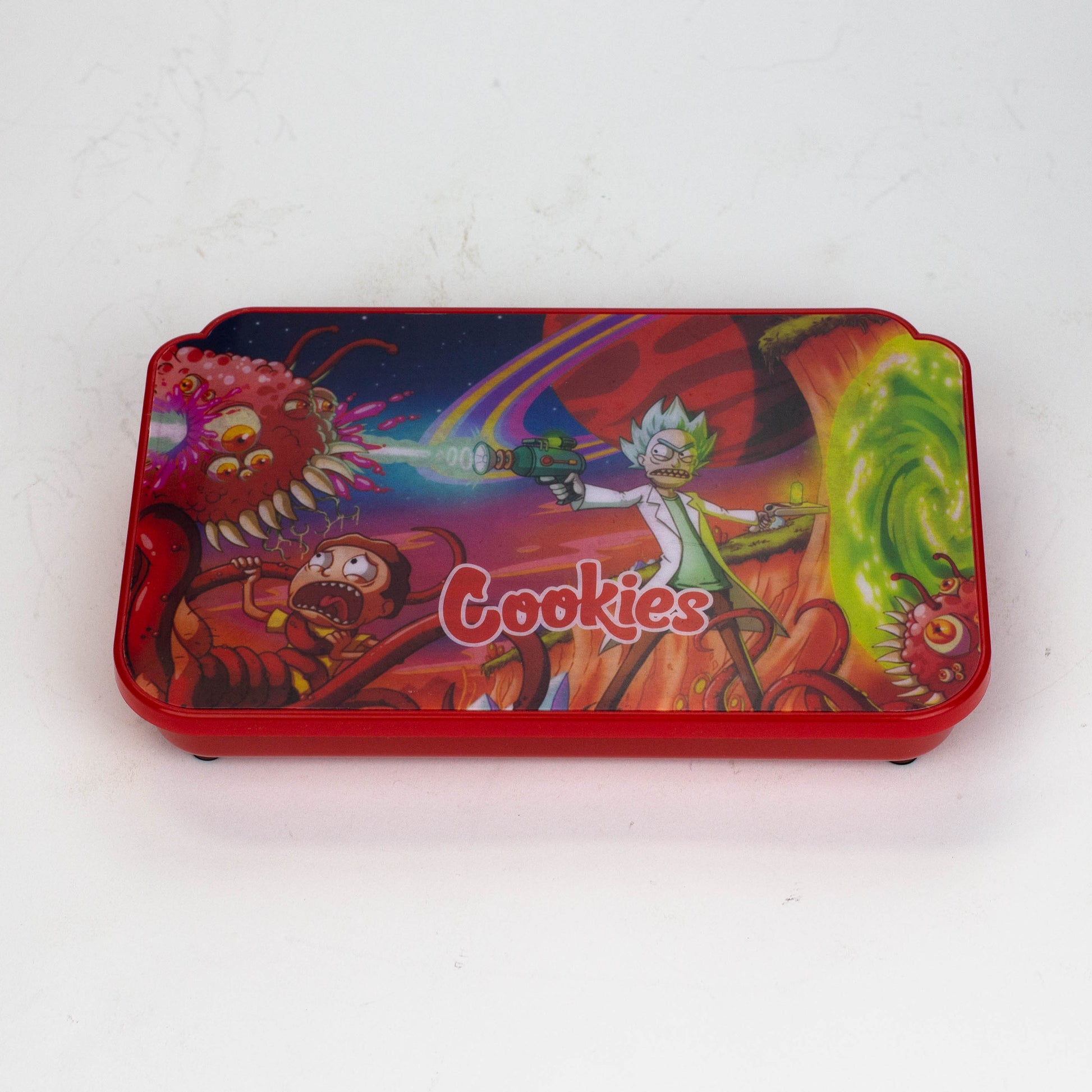 The Cartoon Rechargeable LED Rolling Tray with lid_8
