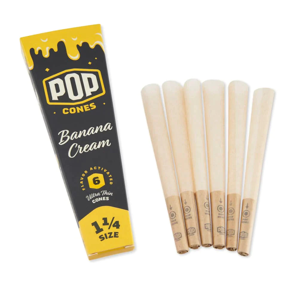 Pop Cones | 1 1/4 6pk Pre-Rolled Cones with Flavor Tip 24ct Display_5