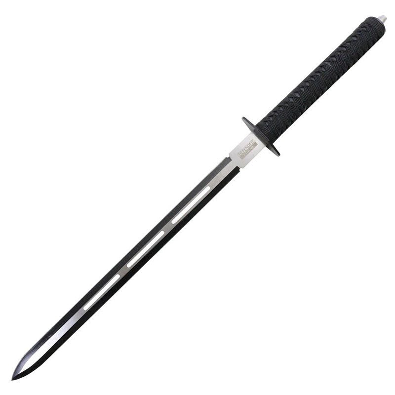 28″ Zomb-War Full Tang Stainless Steel Swords  Black [K1020-58]_0