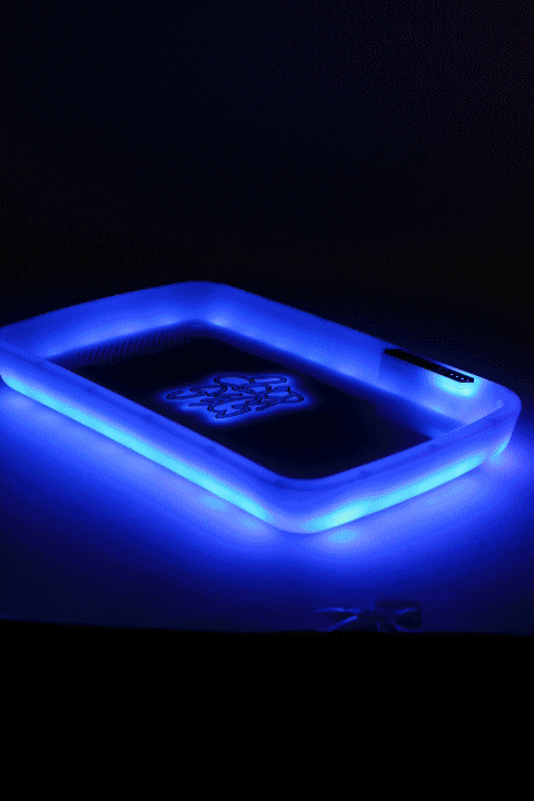 Acid Secs LED Rolling Tray with Grinding Pad_5