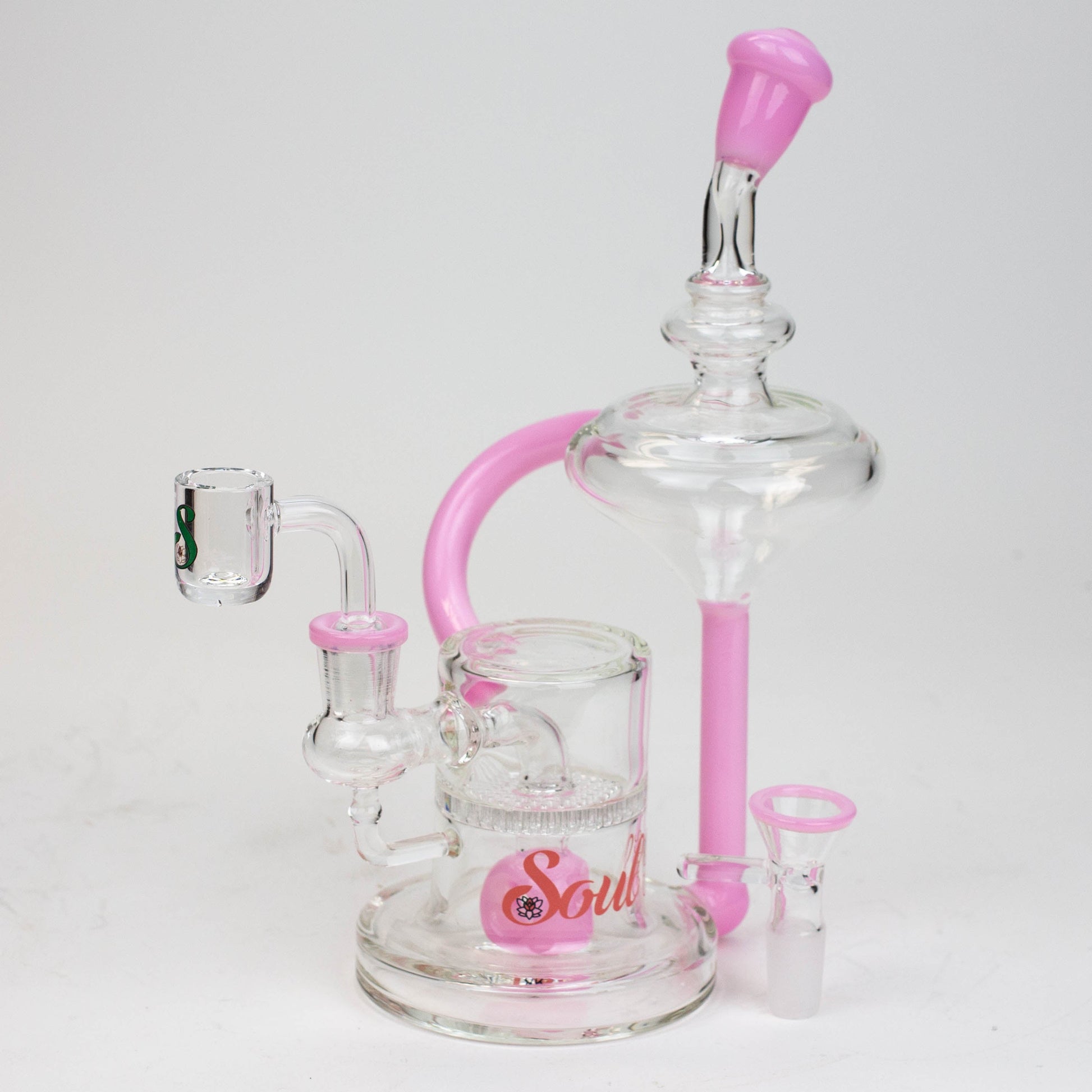 9" SOUL Glass 2-in-1 recycler bong [S2055]_3