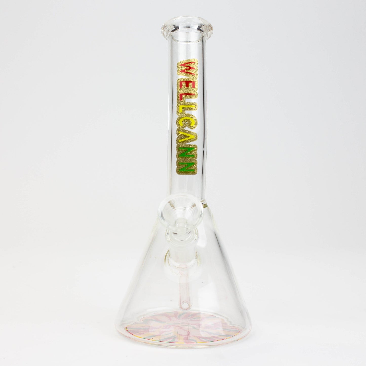 8" WellCann Mini Bong with Colour Bottom_4