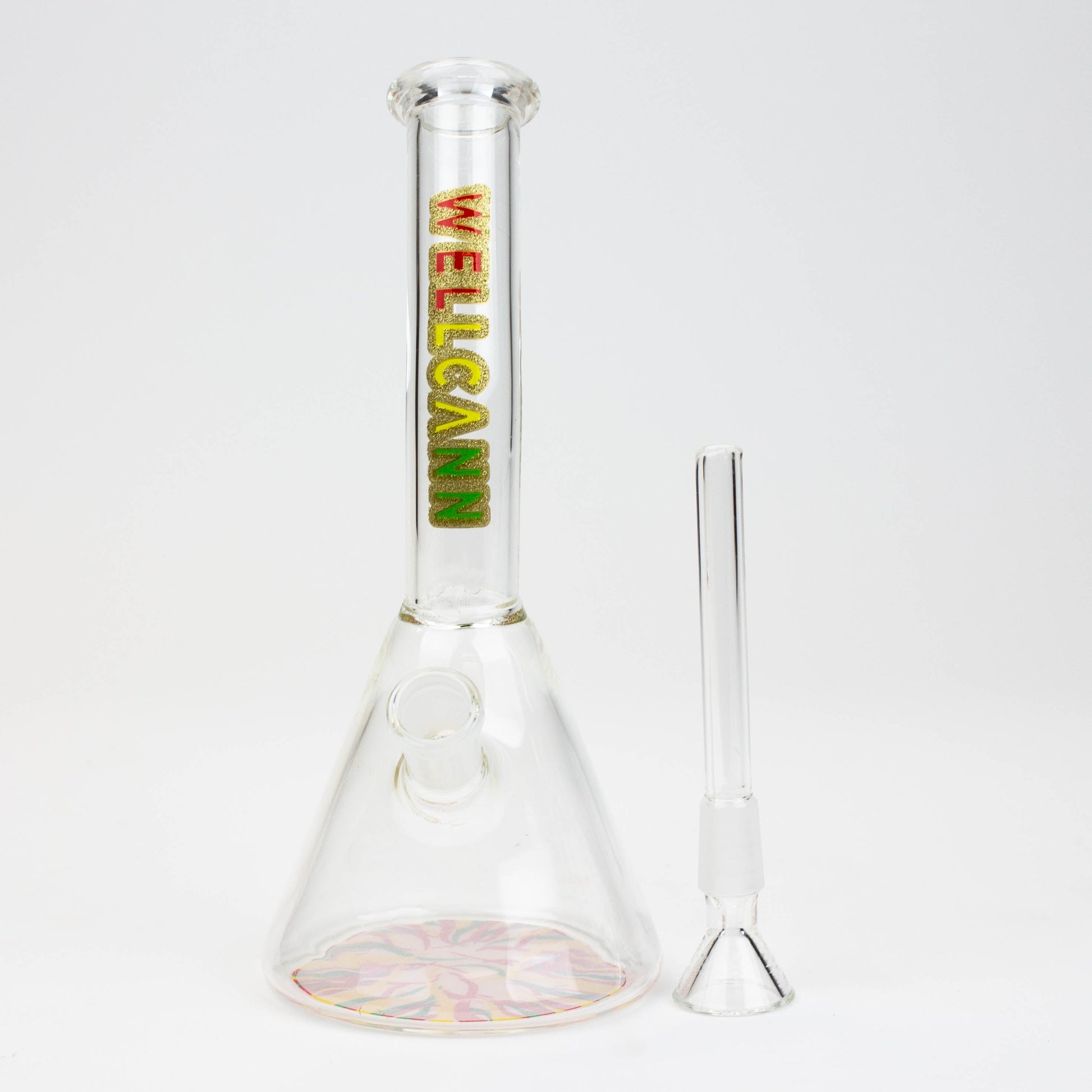 8" WellCann Mini Bong with Colour Bottom_8