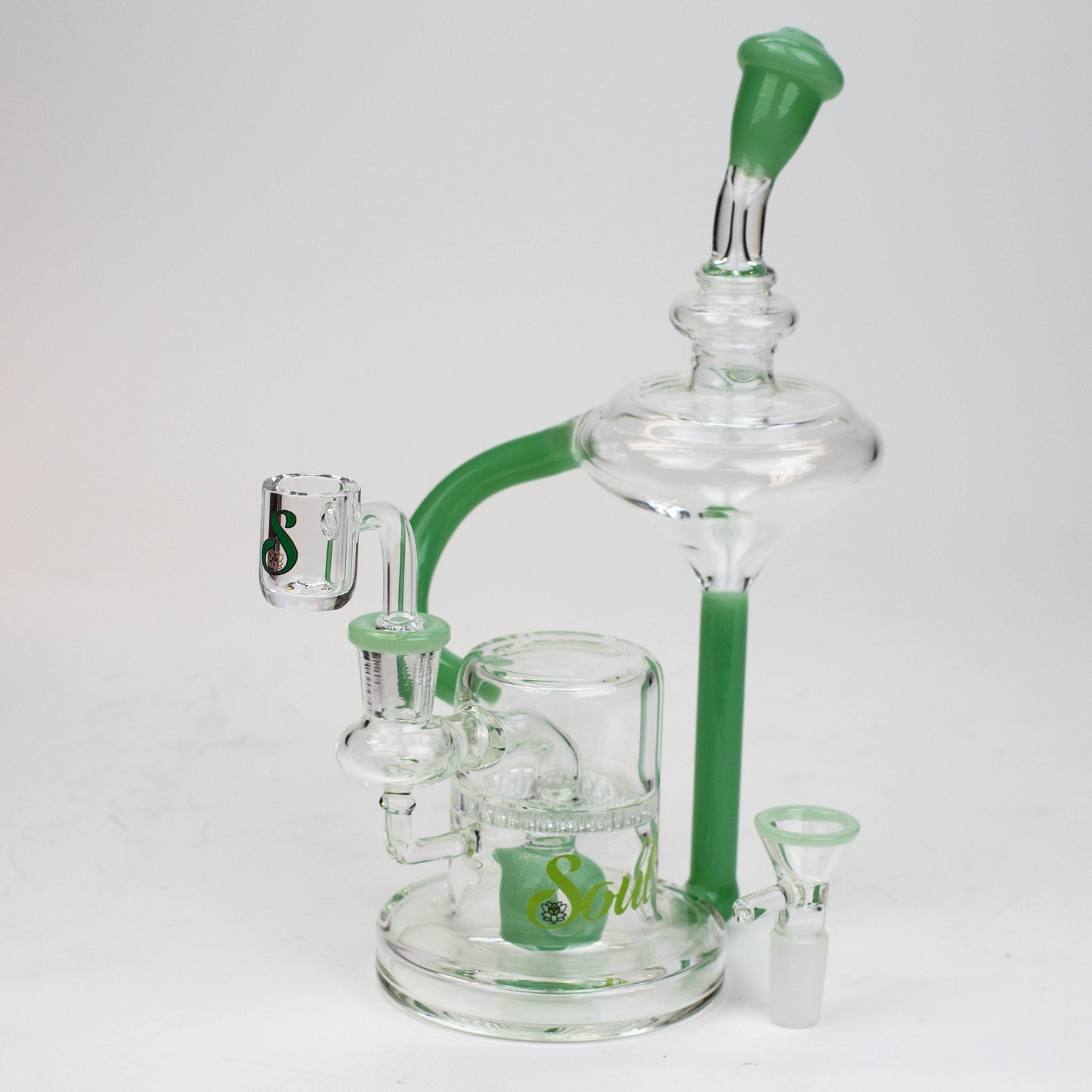 9" SOUL Glass 2-in-1 recycler bong [S2055]_10