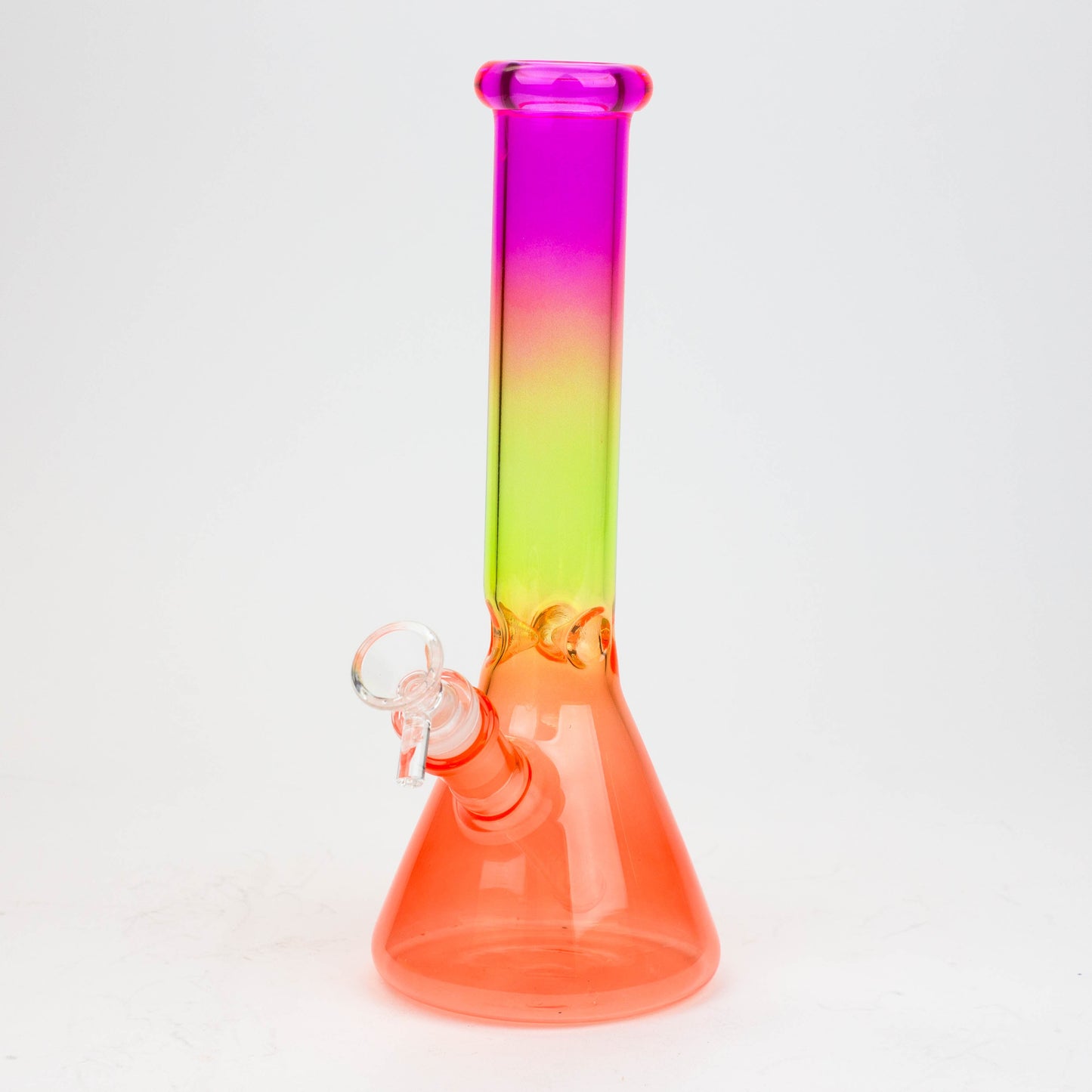 10" Multi color glass water bong_1