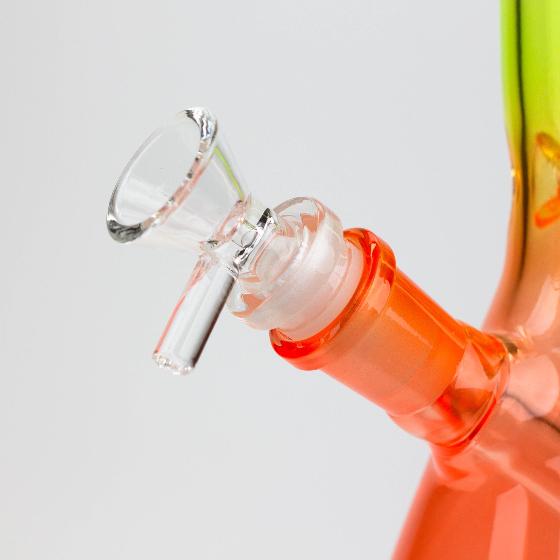 10" Multi color glass water bong_6