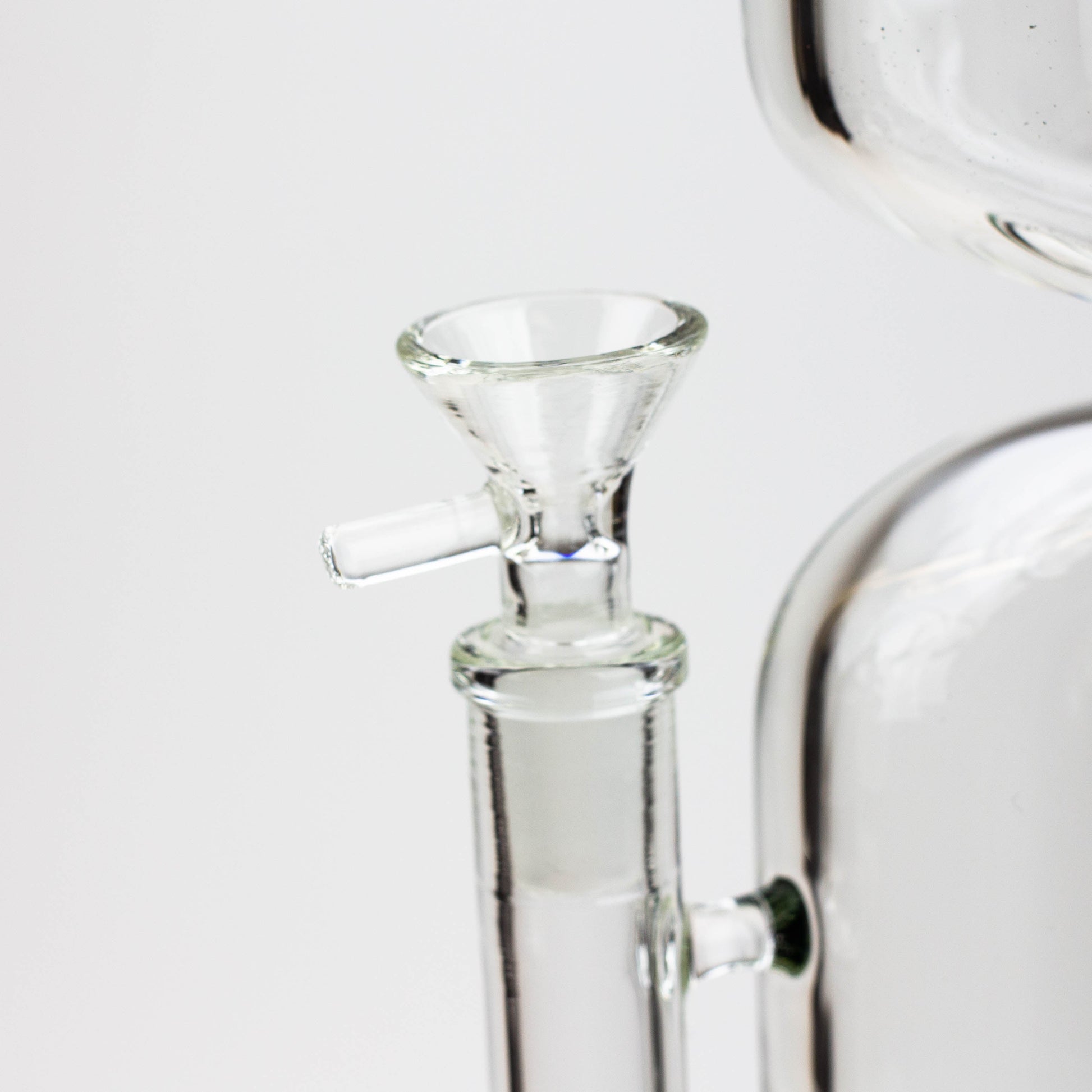 11.5" 2-in-1 7mm Kink Zong glass water bong [AKG003]_2