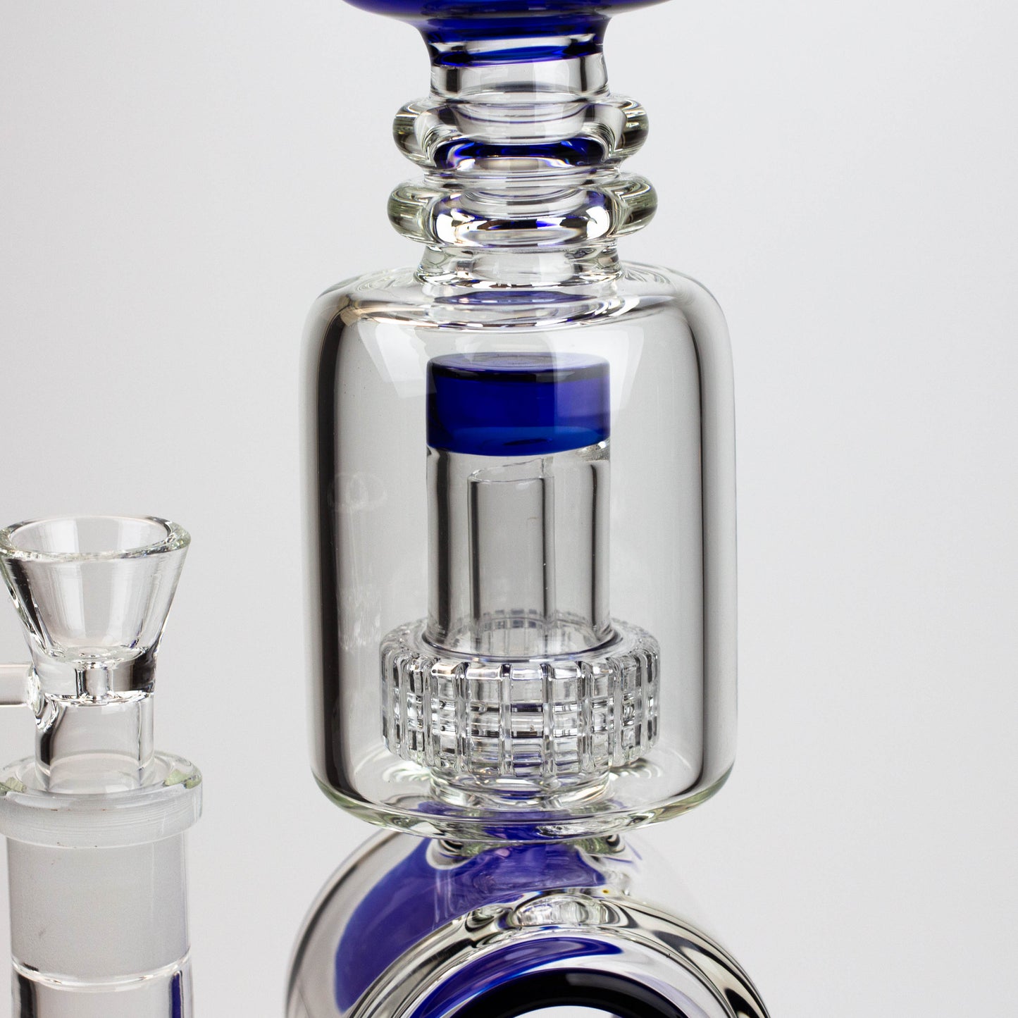 17" H2O Double ring glass water bong [H2O-5006]_10